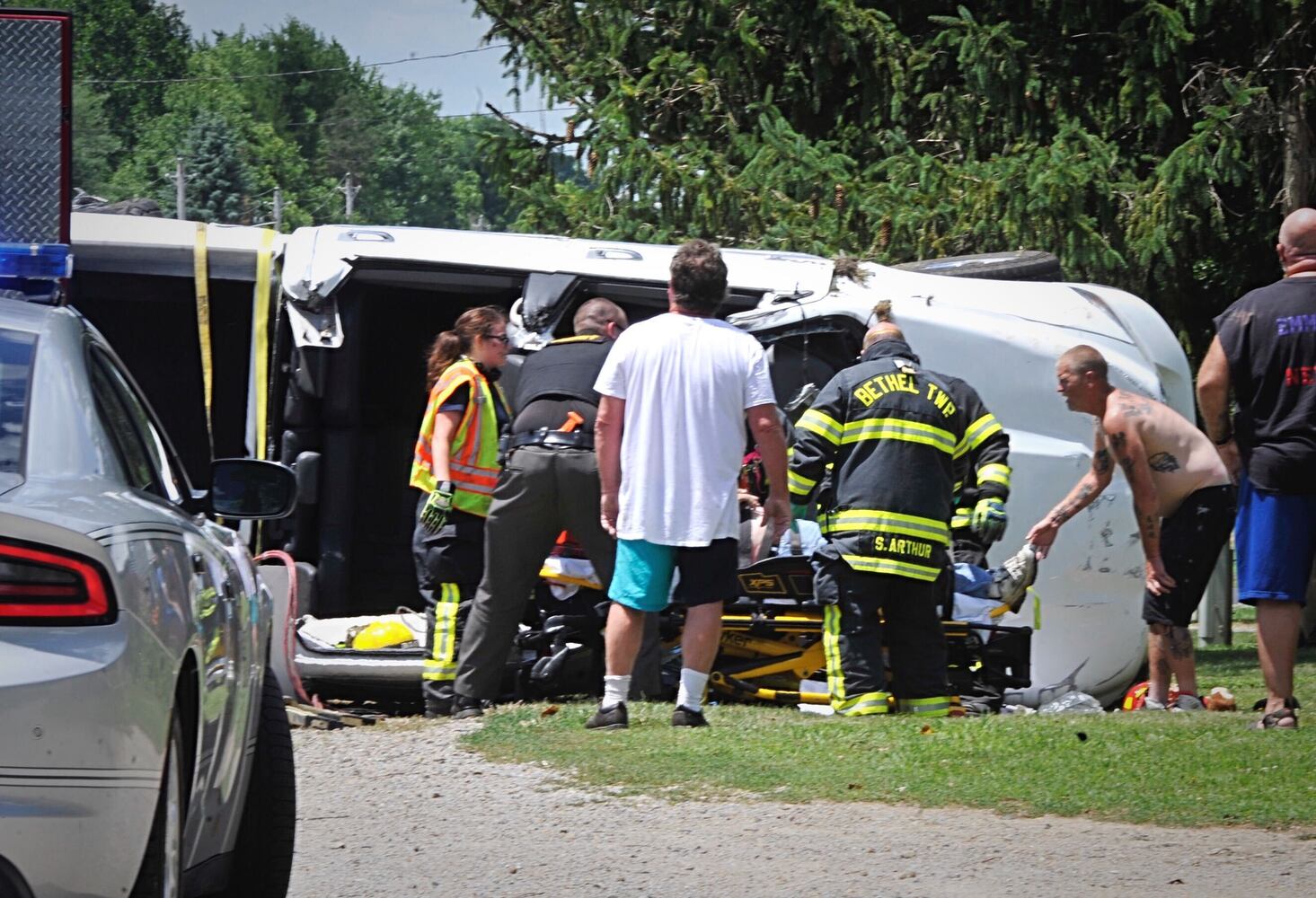 Two vehicle accident route 40 7800 block