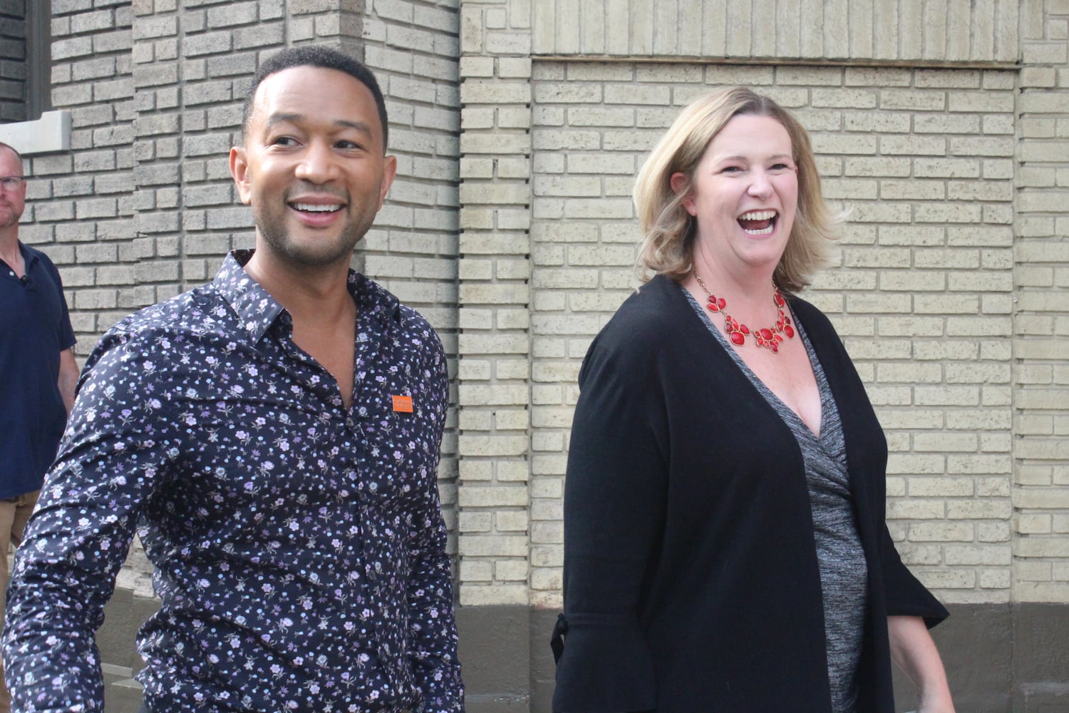 PHOTOS: John Legend visits the Oregon District to show support for the community