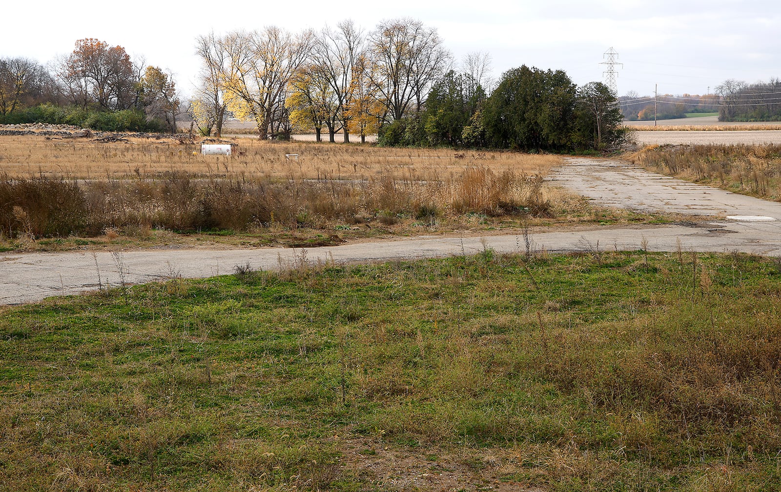 The location of the proposed Melody Parks housing development along East National Road in Clark County Thursday, Nov. 9, 2023. BILL LACKEY/STAFF