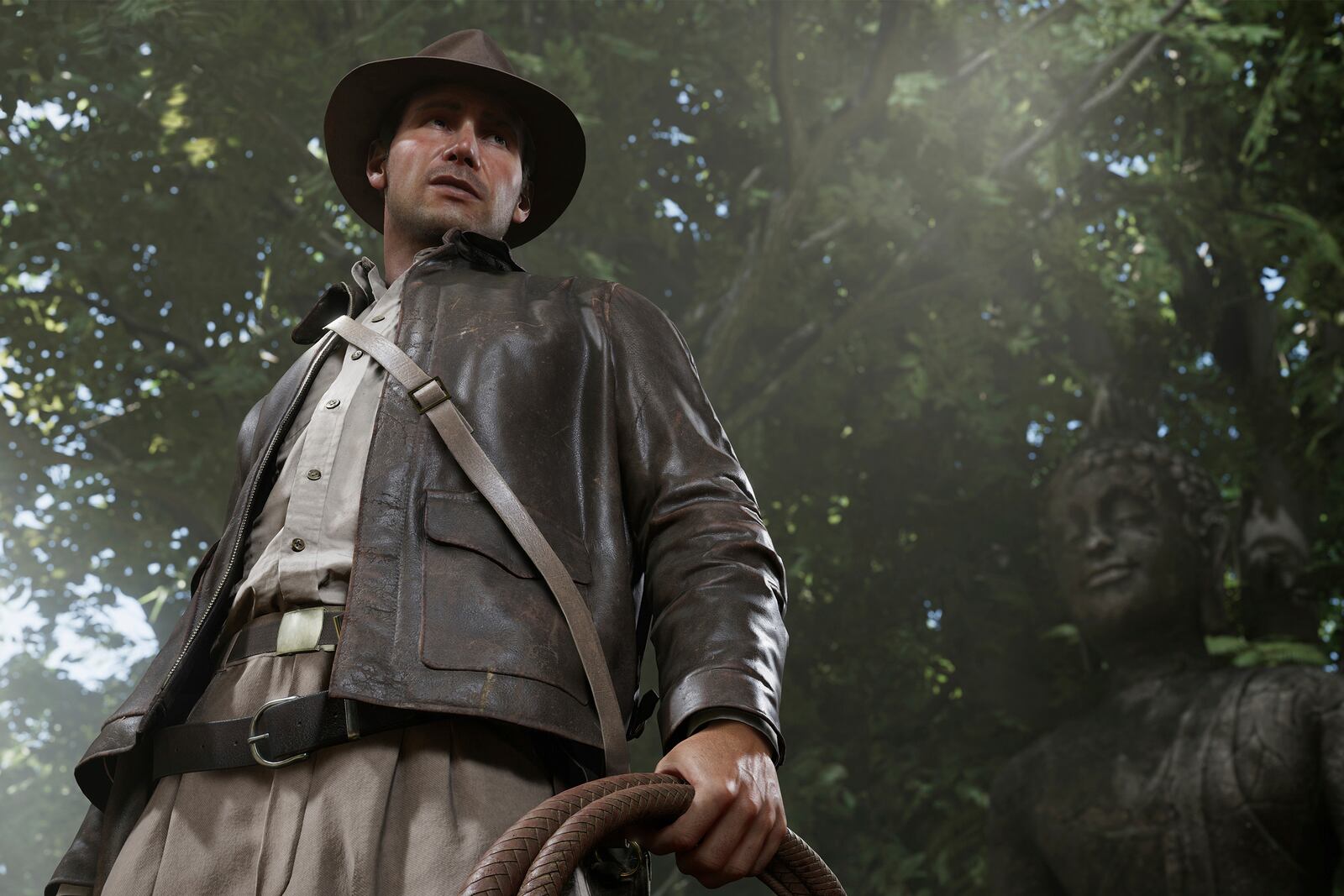 This screenshot released by Bethesda Works shows gameplay from "Indiana Jones and the Great Circle." (Bethesda Softworks via AP)