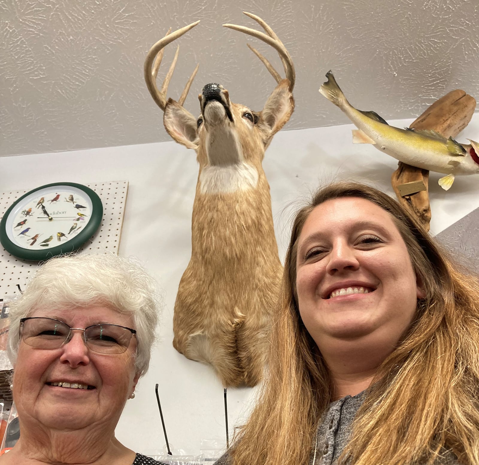 Sharon Eldridge, left, the former owner of Buck Creek Carryout, and Taylor Pelfrey, the new owner./ Contributed