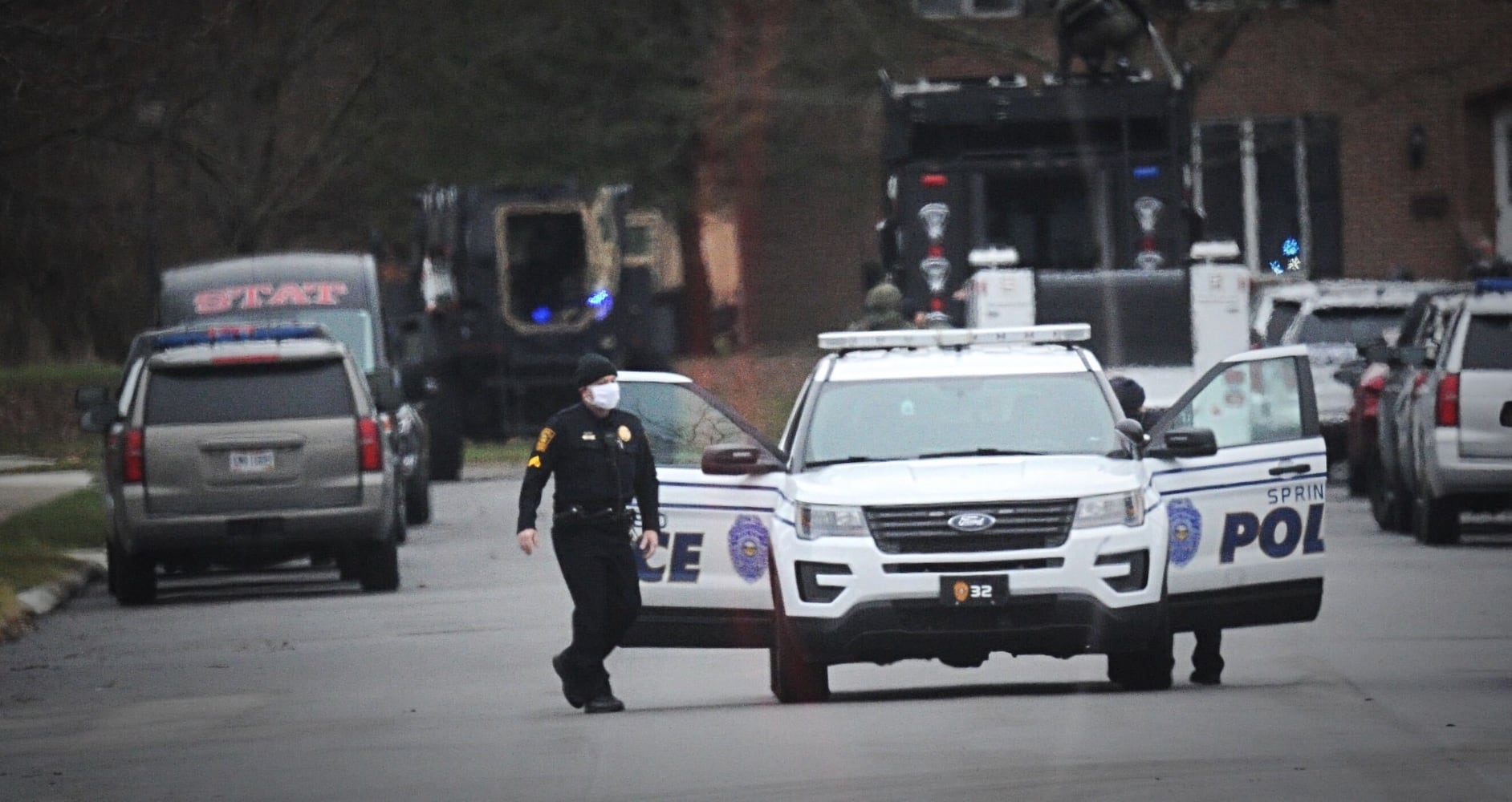 PHOTOS: Neighborhood blocked off after reported shots fired in Springfield