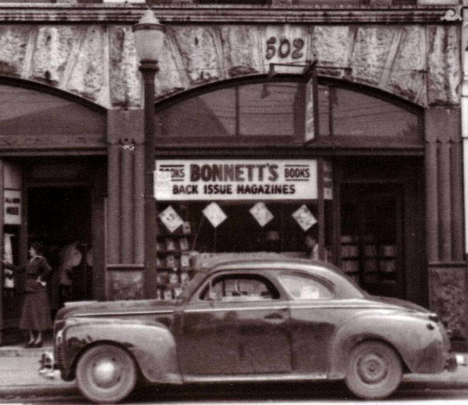 Bonnett's Book Store is the second oldest business in  Dayton's Oregon District after the Goodwill. It was found in 1939 by  Harold "Hal"  and  Ruth Bonnett. The book store at 502 E. Fifth St. remains family-owned.