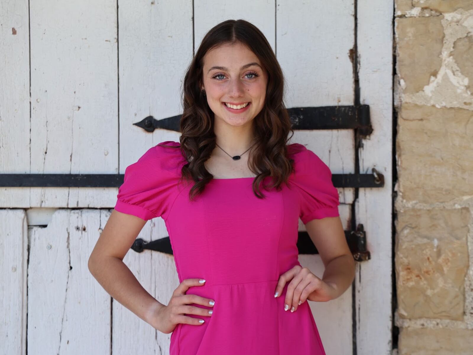 One of three Clark County Fair Queen candidates, Ellen Getz.