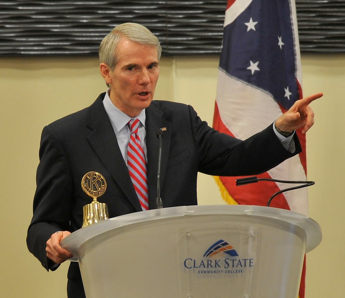 Rob Portman at Clark State