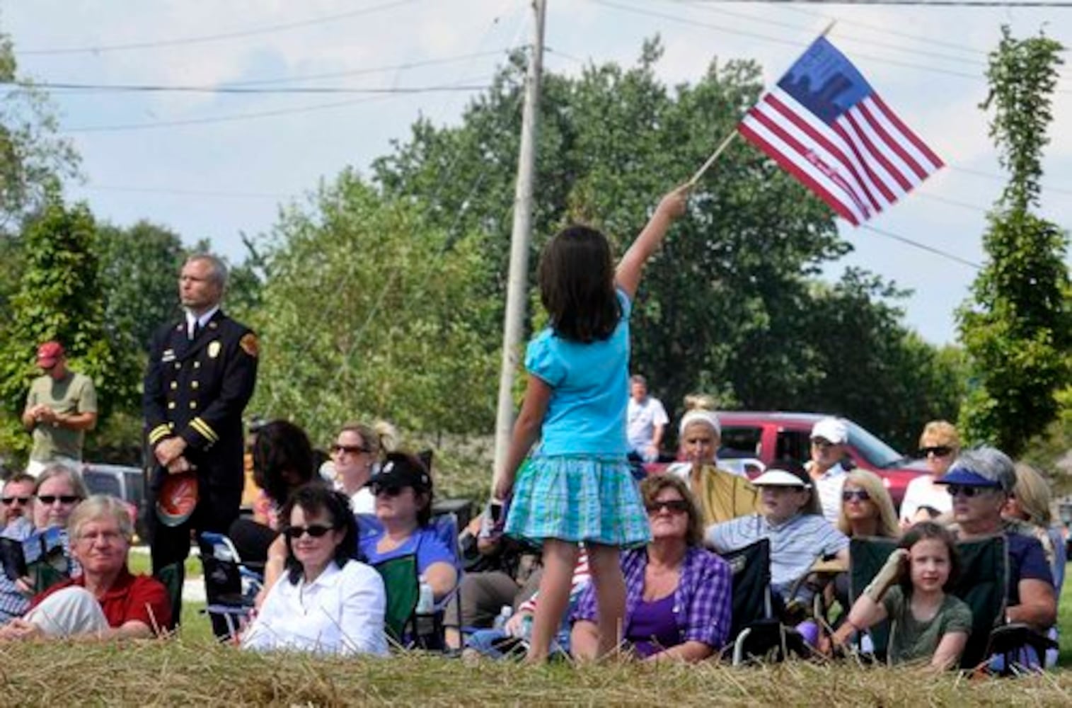 9/11 Memorial ceremony in Urbana