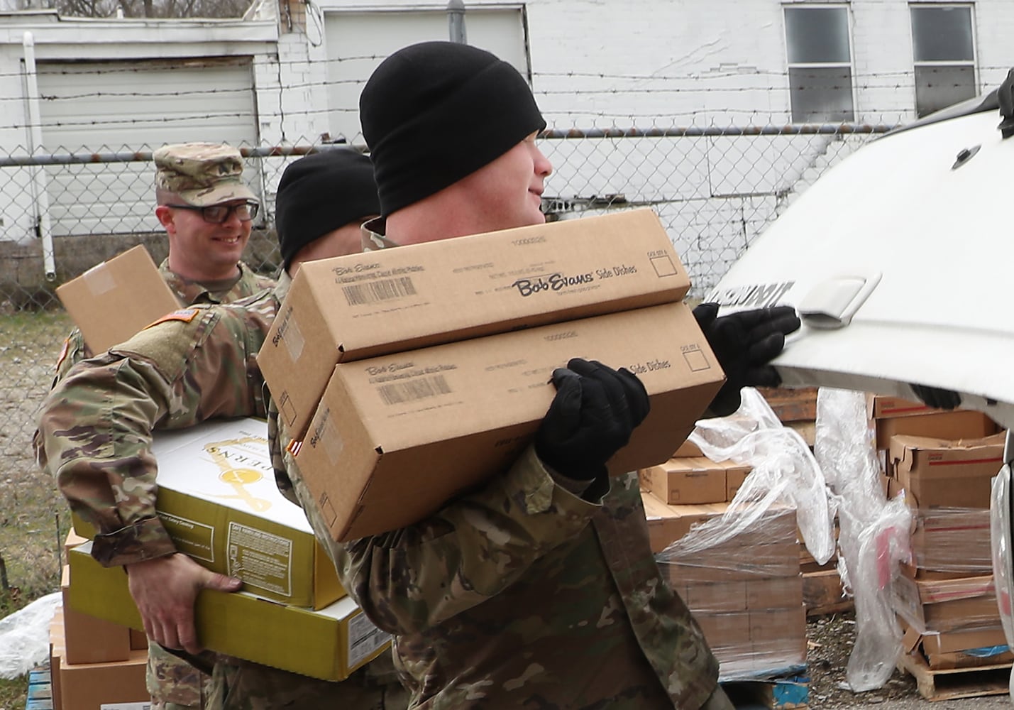 PHOTOS: National Guard Helps Distribute Food