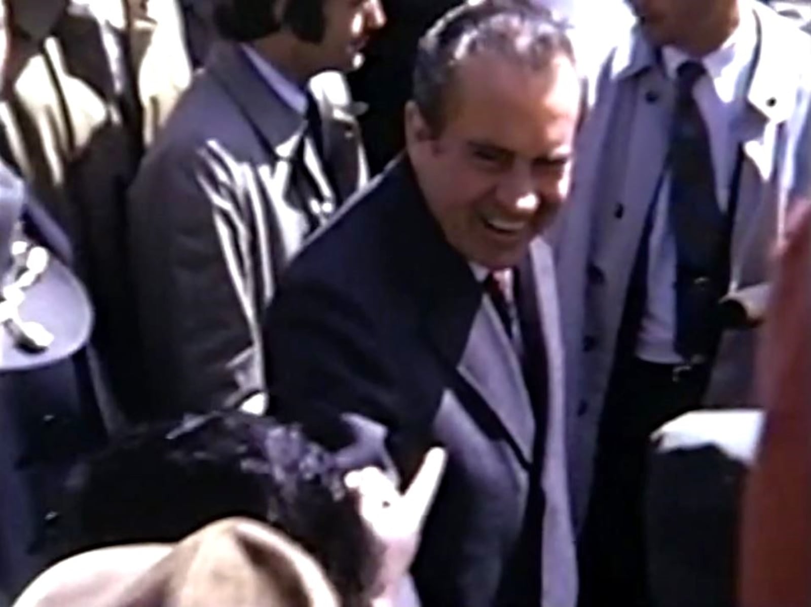 President Richard Nixon visits Xenia after the tornado of 1974. COURTESY GOV. MIKE DEWINE