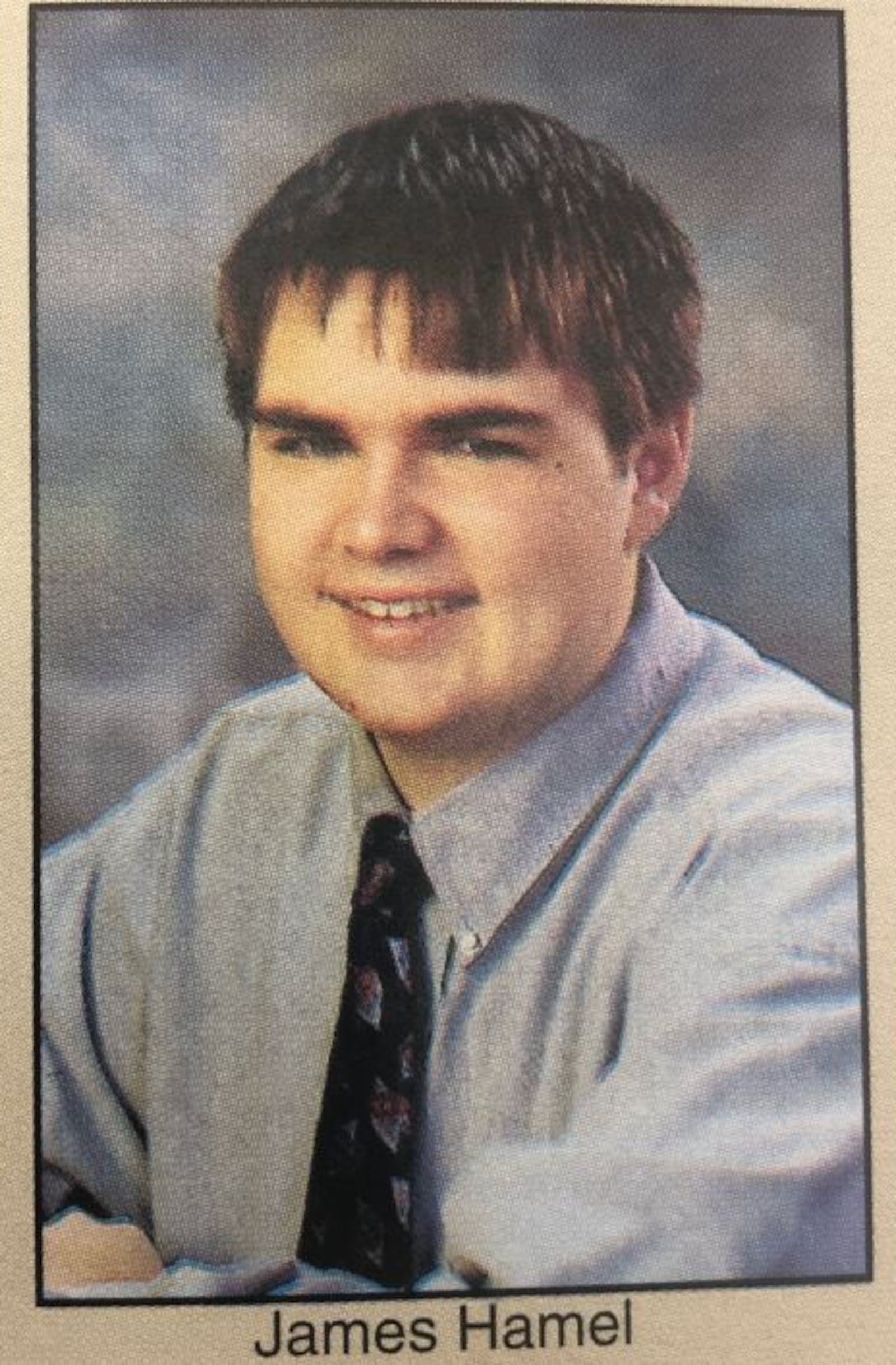 U.S. Senator JD Vance was known as James Hamel when he graduated from Middletown High School in 2003. PHOTO FROM YEARBOOK