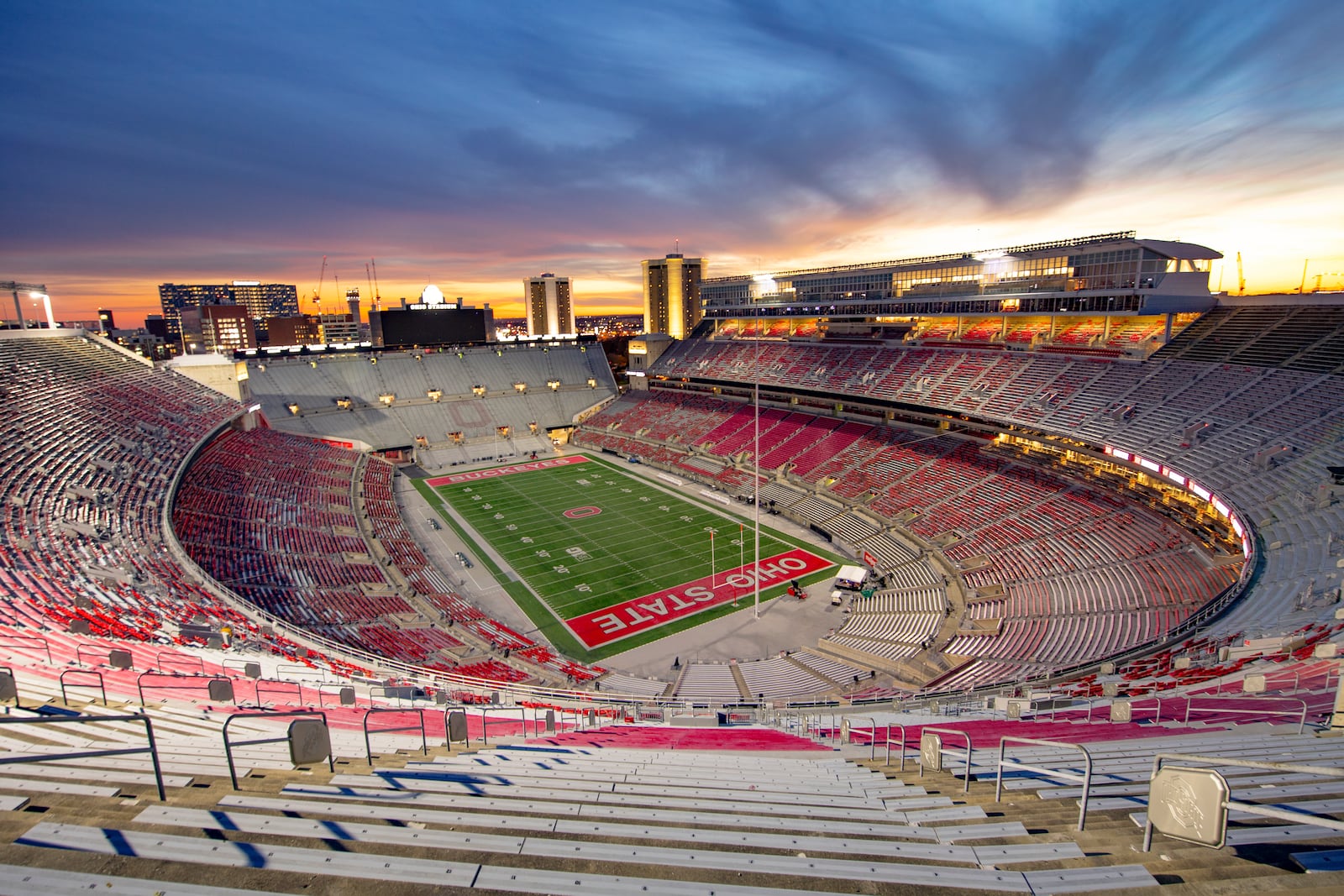 Columbus, OH - November 19, 2021 - Ohio State University: A view of Ohio Stadium prior to College GameDay Built by the Home Depot.
(Photo by Phil Ellsworth / ESPN Images)