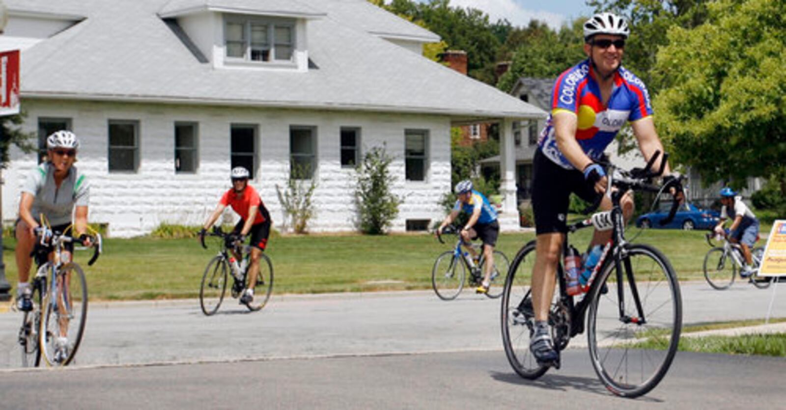 After starting the day in Westerville, about 90 cyclists stopped at Wittenberg University in Springfield after completing the third day of the American Cancer Society's Pan Ohio Hope Ride. After starting the day in Westerville, about 90 cyclists stopped at Wittenberg University in Springfield after completing the third day of the American Cancer Society's Pan Ohio Hope Ride. The ride is a noncompetative statewide cycling tour from Cleveland to C