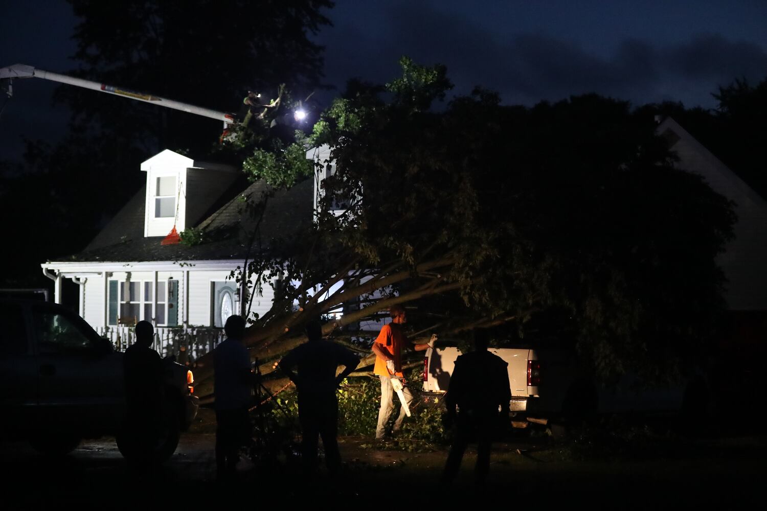 Tornado damage