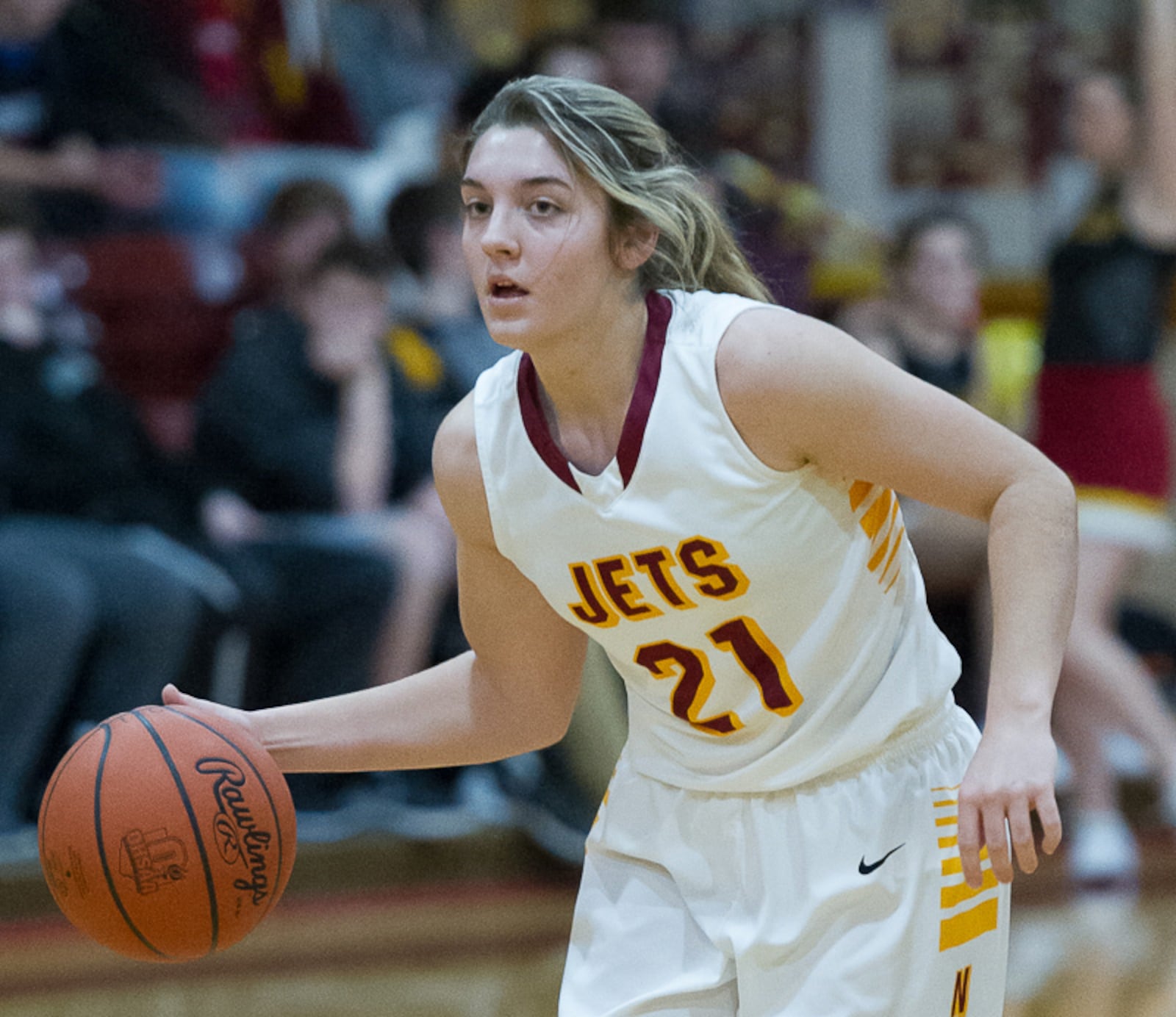 Northeastern's Hayley Suchland surpassed 1,000 career points last season. Bryant Billing/Contributed