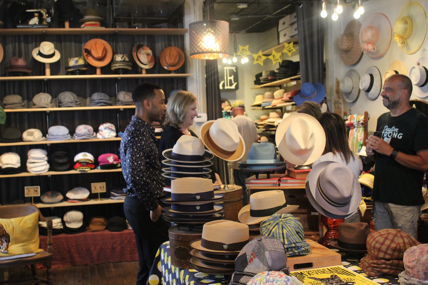 PHOTOS: John Legend visits the Oregon District to show support for the community