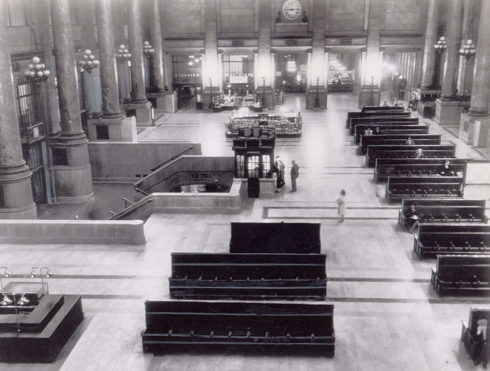 A view of the interior of Dayton's Union Station photographed in 1946. DAYTON DAILY NEWS ARCHIVE