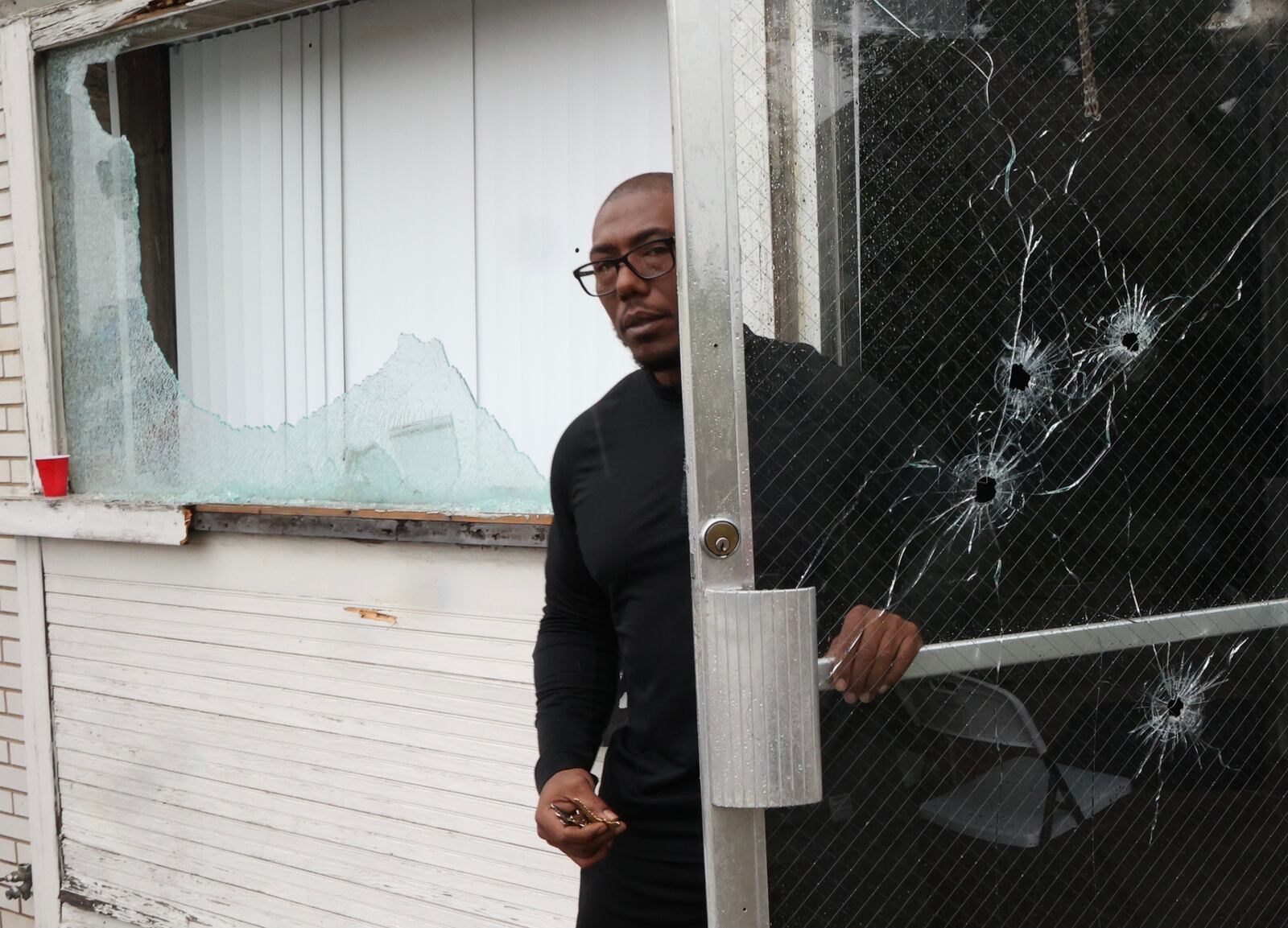 Glen Williams, owner of the business on South Yellow Springs Street where six people were shot early Wednesday morning.