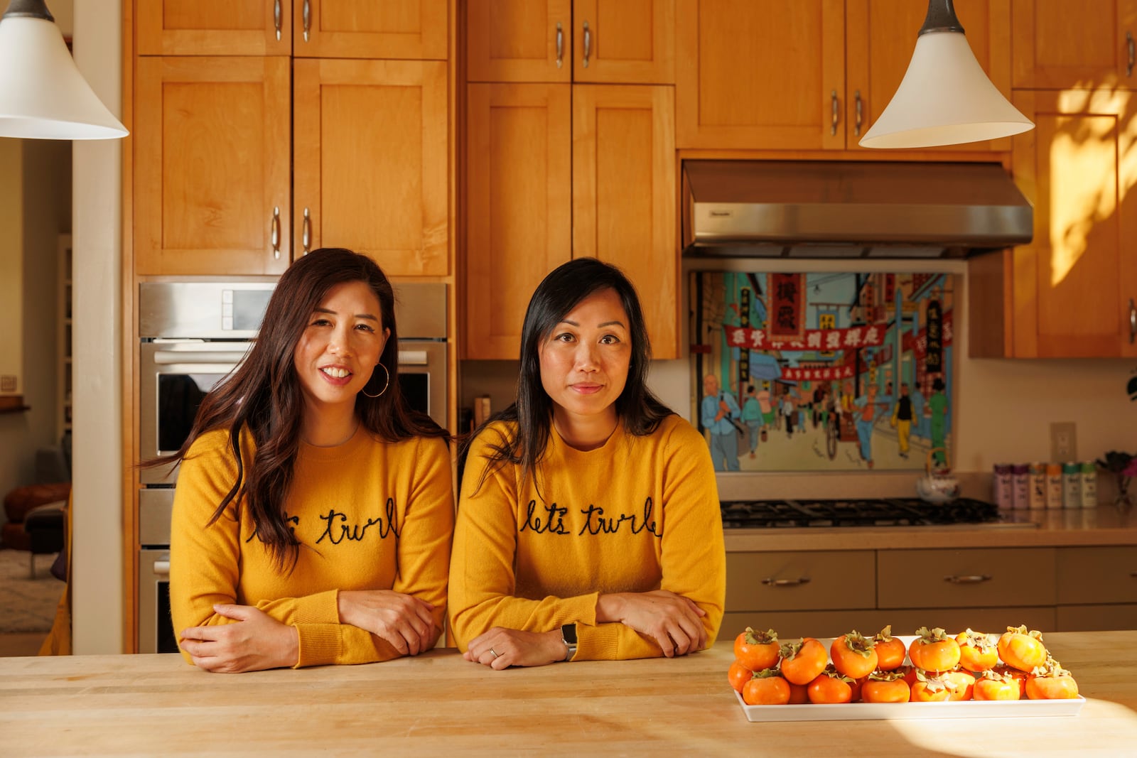 Twrl co-founders Olivia Chen and Pauline Ang pose for a portrait on Monday, Oct. 21, 2024, in Palo Alto, Calif. (AP Photo/Juliana Yamada)