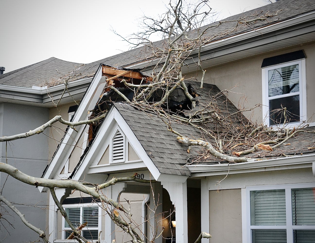 Storm damage Off airway Road