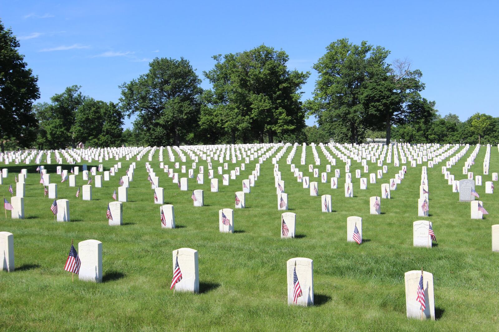 Memorial Day services at the National Cemetery in Dayton. Eric Dietrich/STAFF