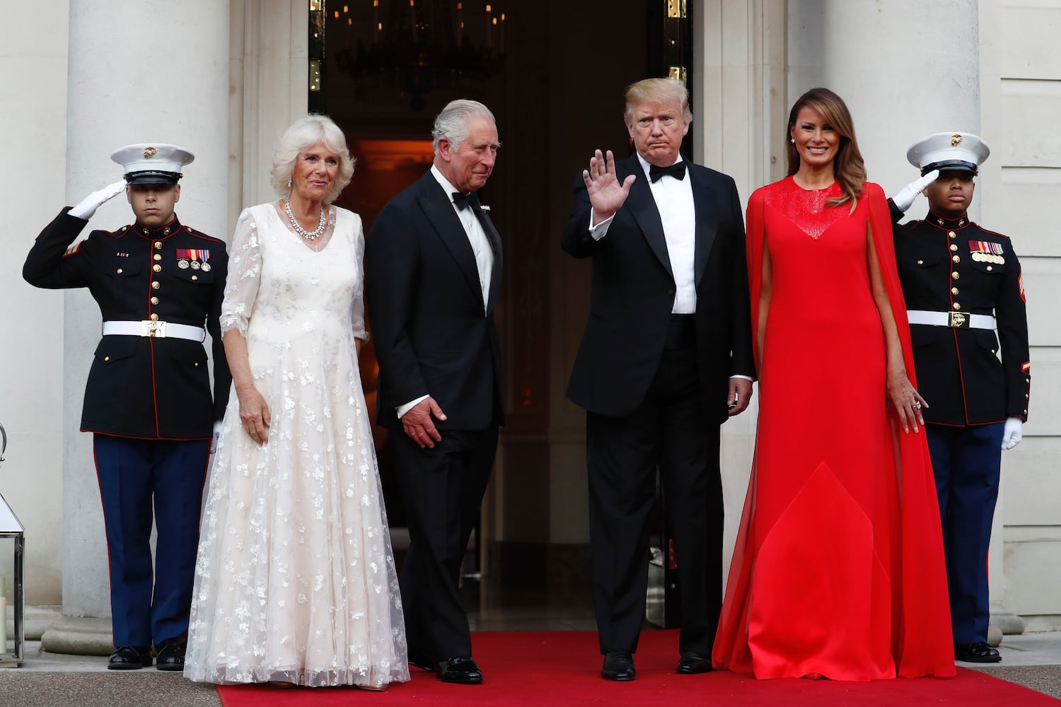 Photos: Trump arrives in United Kingdom for 3-day state visit