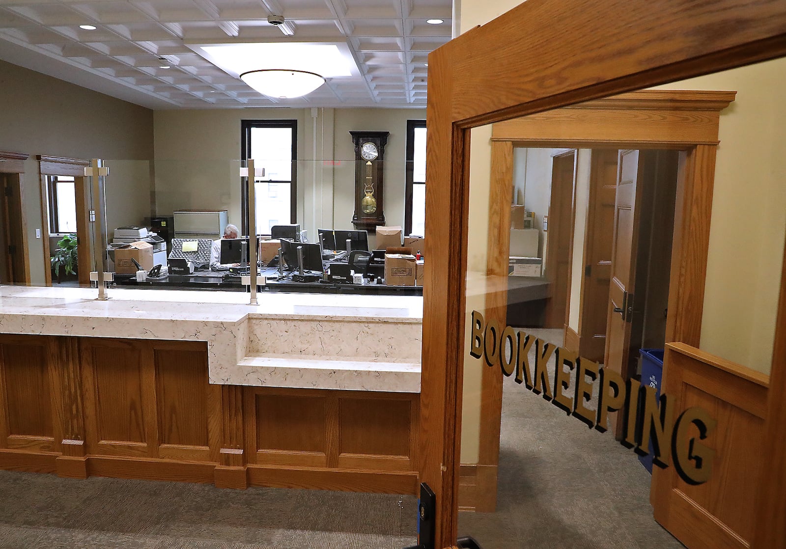 The Clark County Auditor's office in the A.B. Graham Building. BILL LACKEY/STAFF