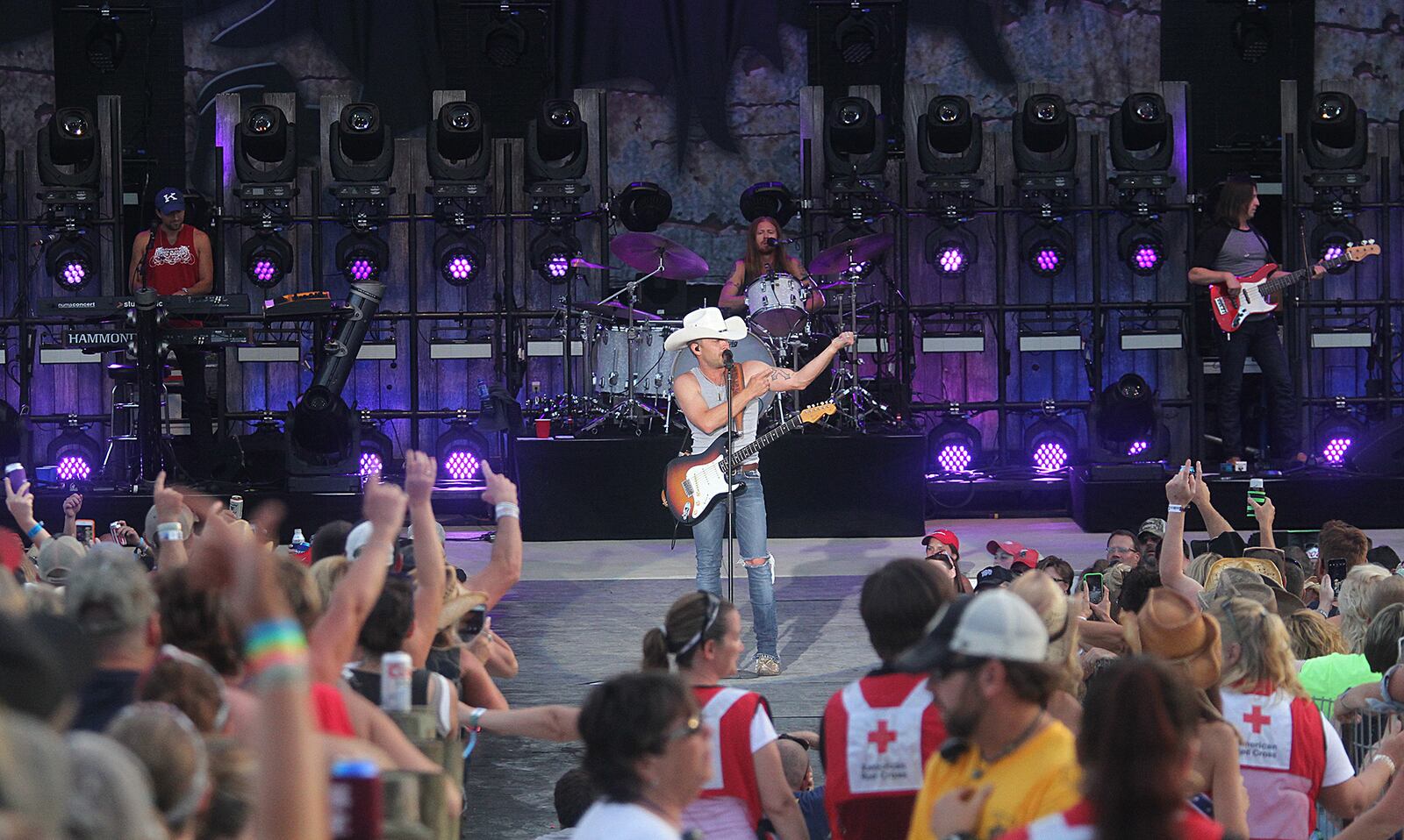 Country music fans wrapped up three days in the country at Country Concert '15 in Fort Loramie, Ohio. Day three of the concert featured performances from the Eli Young Band, Justin Moore and Carrie Underwood.