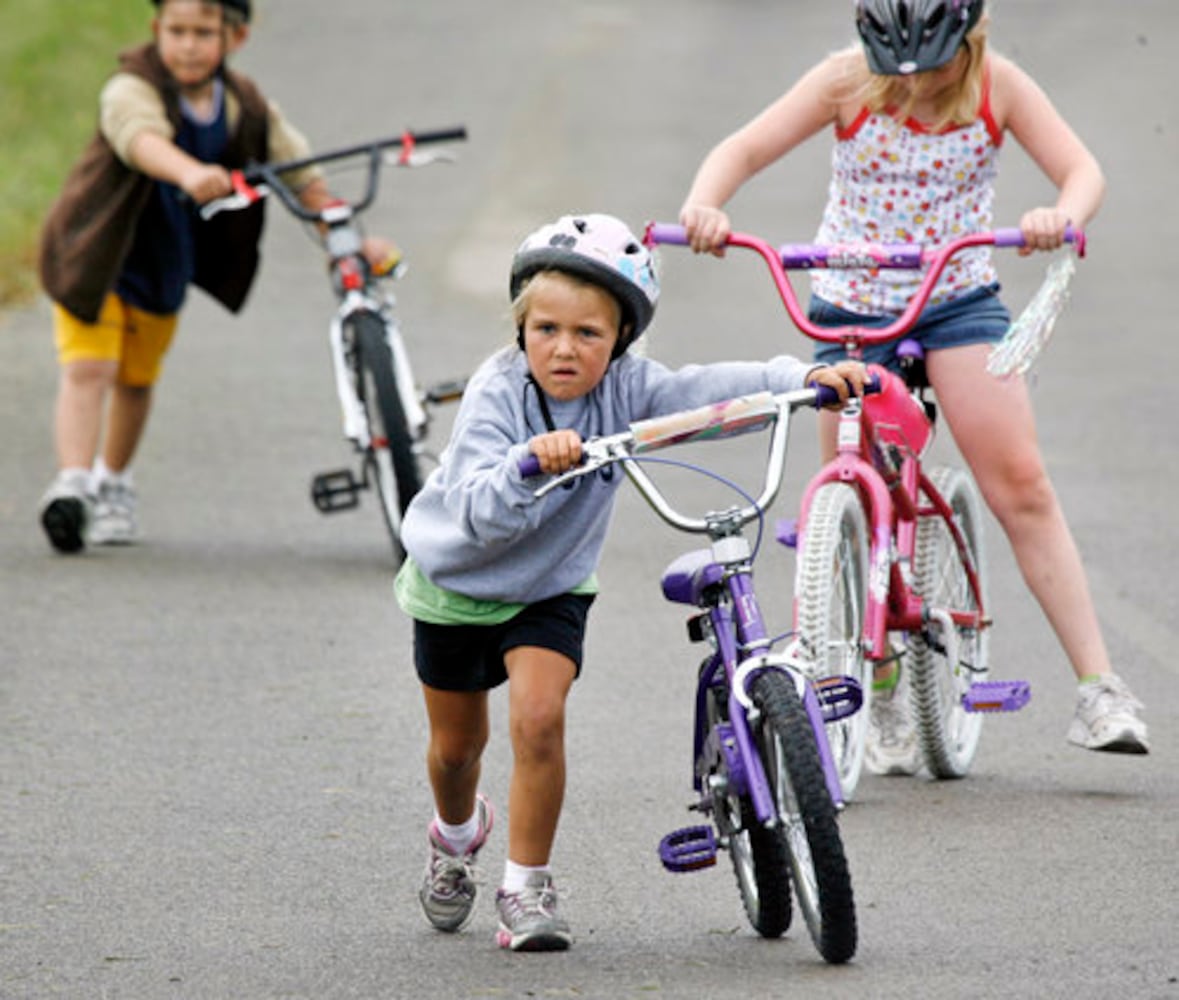 Kids learn about bike safety