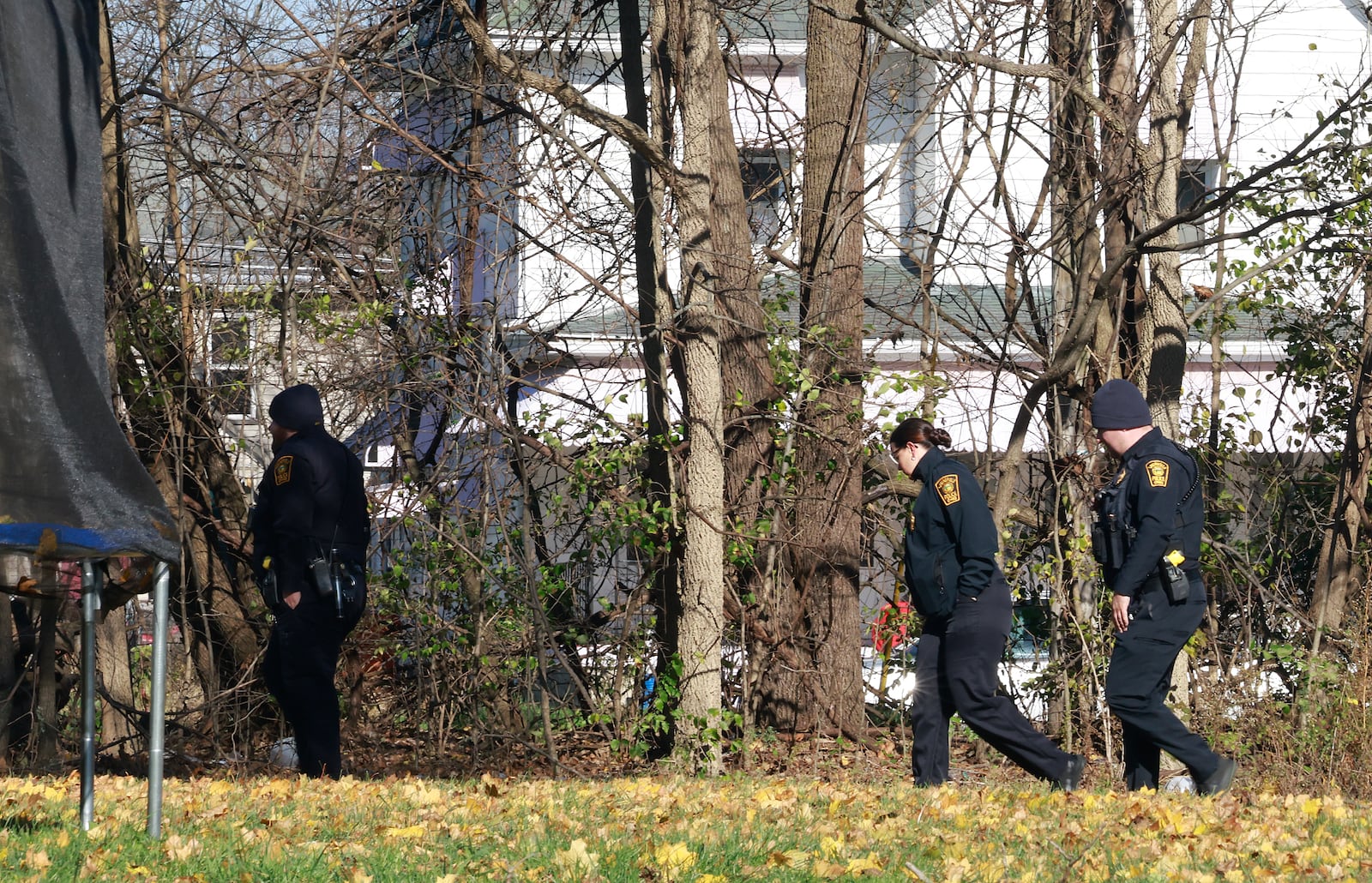 Springfield Police investigate the scene of a shooting in the 100 block of West Southern Avenue Tuesday, Nov. 26, 2024. BILL LACKEY/STAFF