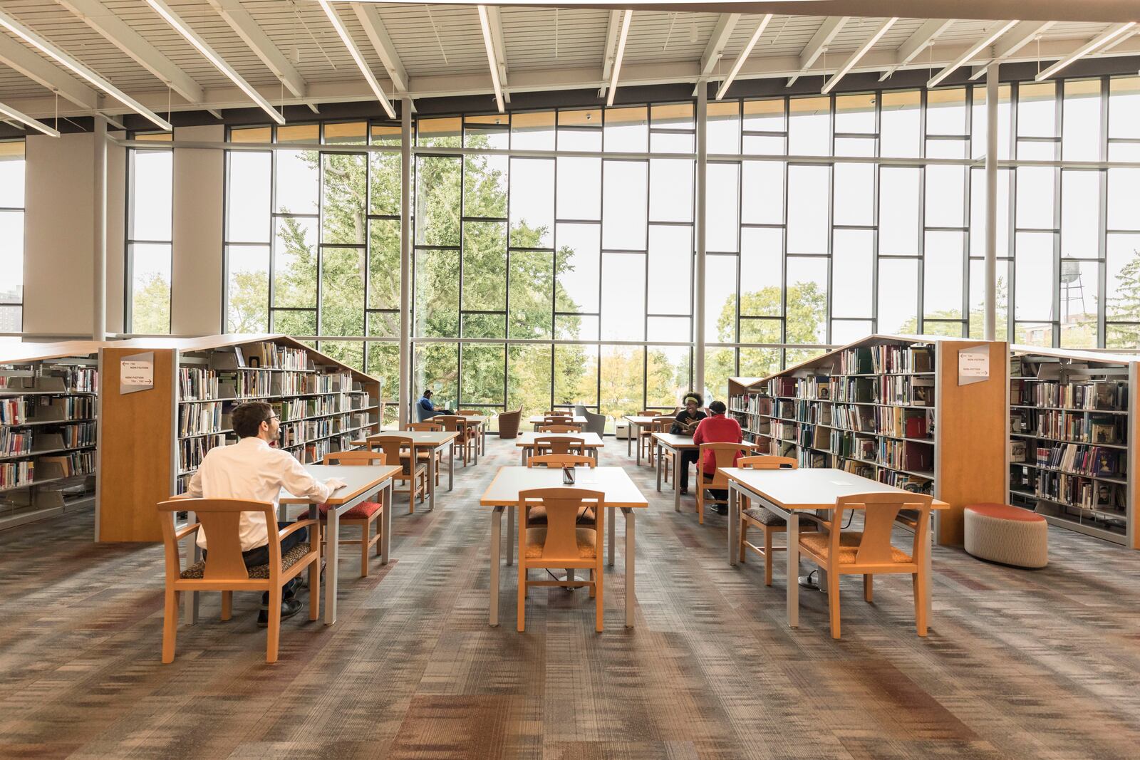 Interior of the main branch of the Dayton Metro Library. (CONTRIBUTED)