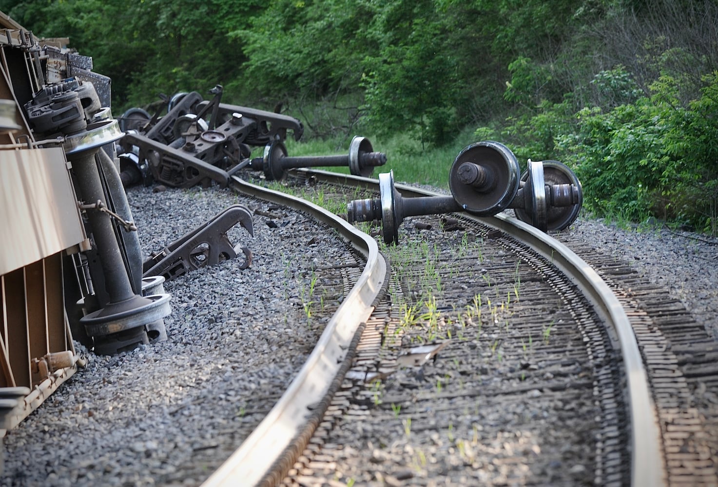 Clark County train derailment