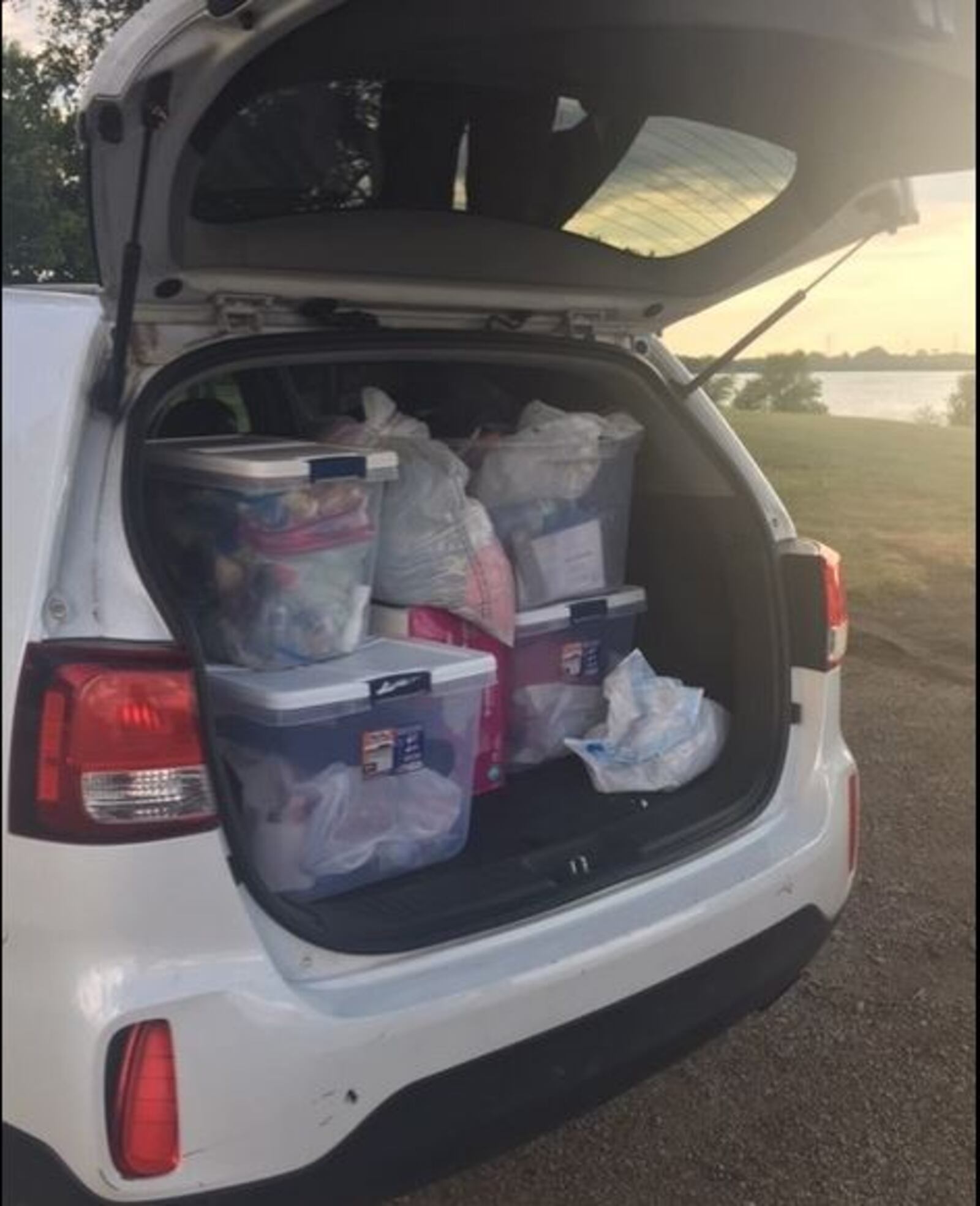 Amee Ranta and Bill Moore are living out of their car these days,  3 months after they lost their Dayton apartment in the Memorial Day tornado outbreak. (Sean Cudahy/Staff)