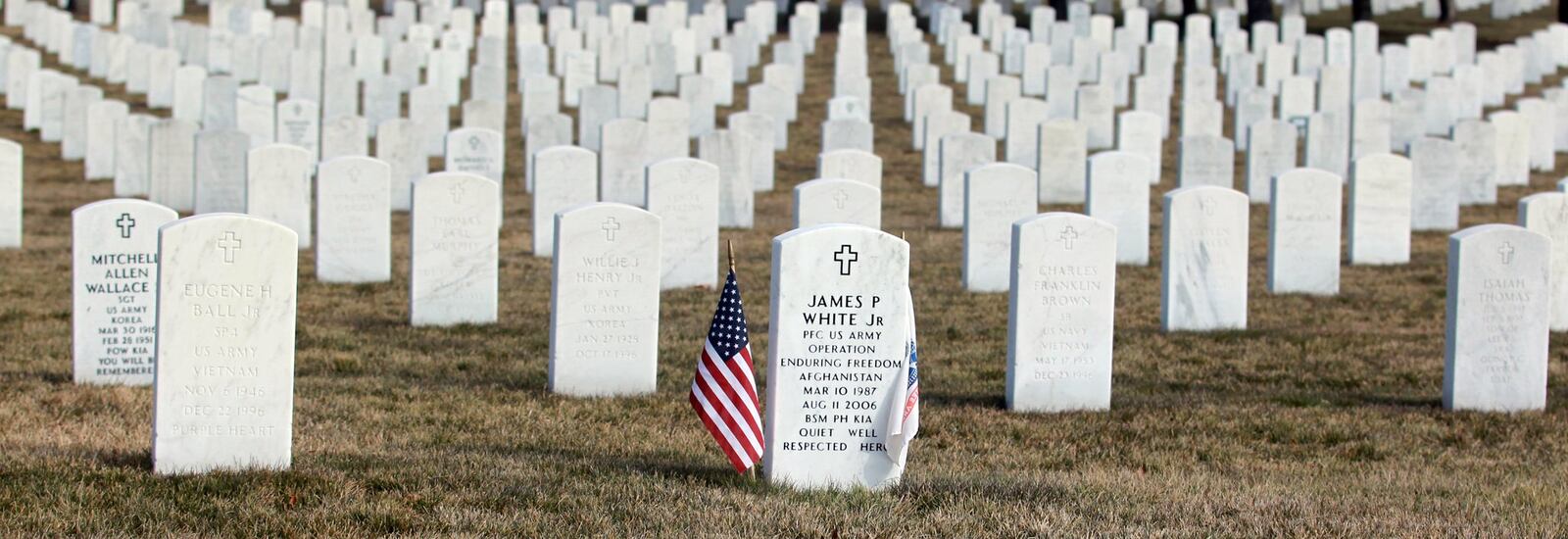 Dayton National Cemetery 4100 W. Third Street was established in 1867. Gates are open daily from dawn to dusk. Staff Photo by Jim Witmer