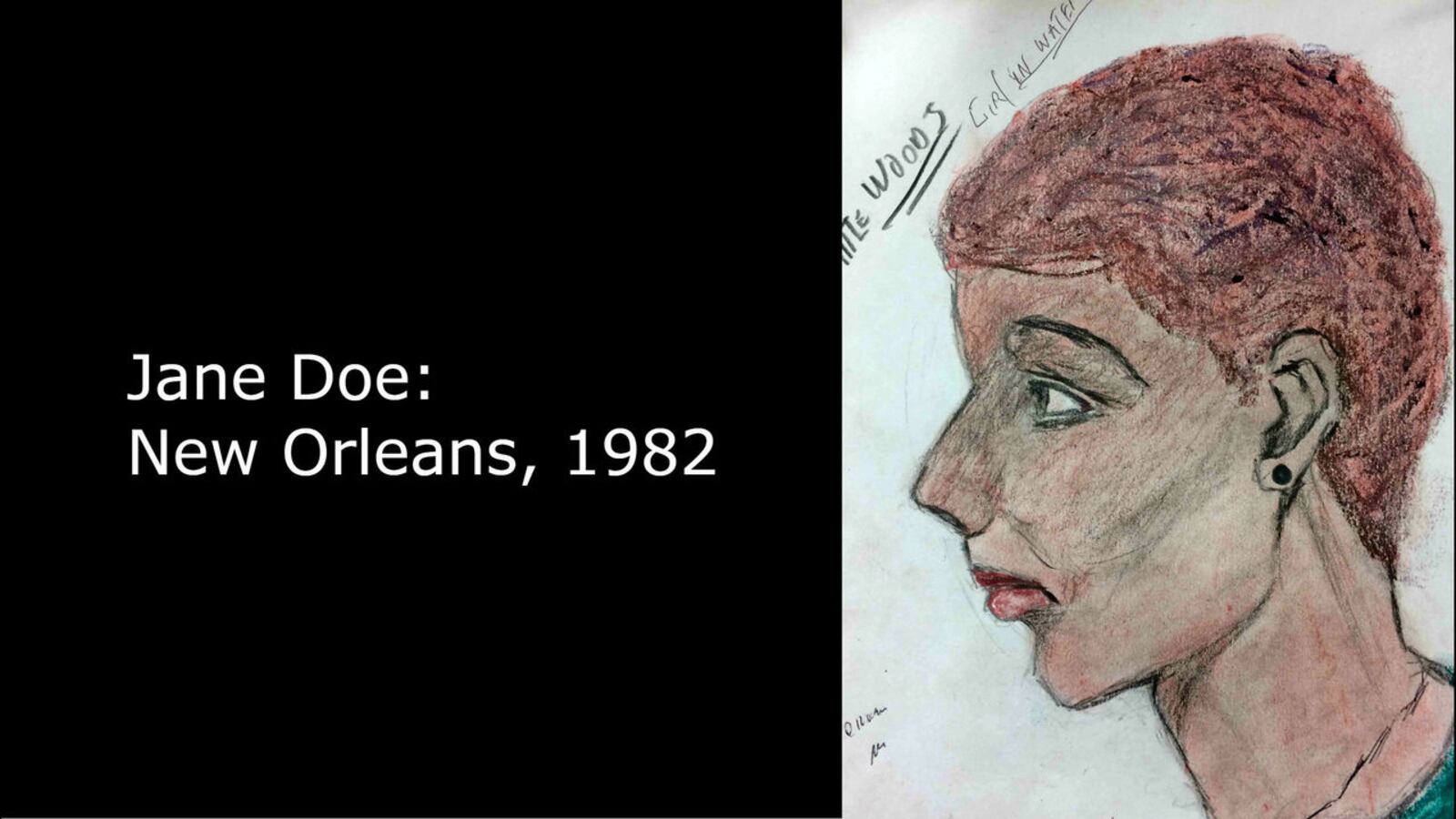 Pictured is a sketch Samuel Little drew of a woman he says he killed in 1982 in New Orleans. Little, 79, has been named by the FBI as the most prolific serial killer in U.S. history, responsible for at least 50 killings of women over nearly 40 years.