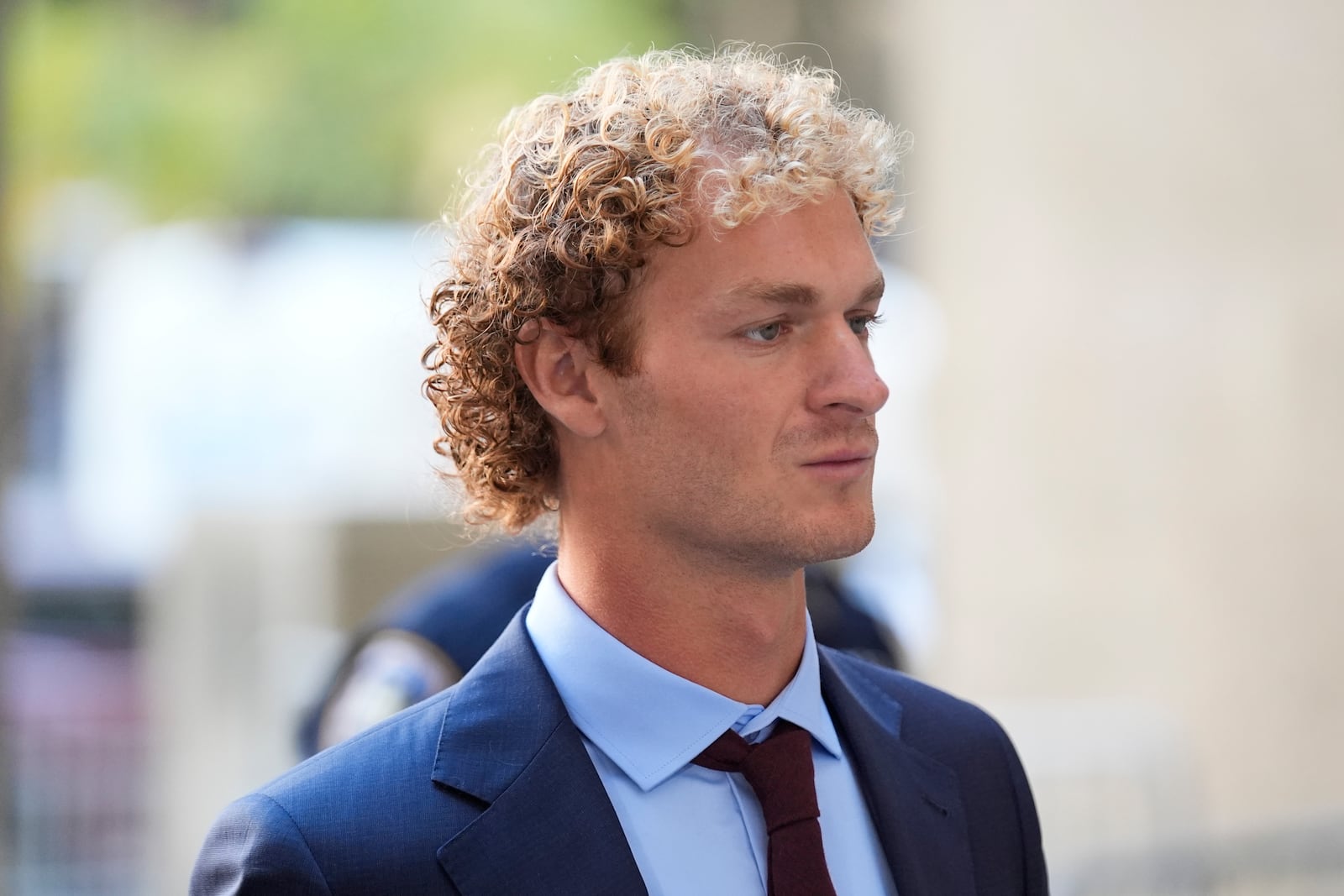 Daniel Penny arrives to Manhattan criminal court in New York, Monday, Oct. 21, 2024. (AP Photo/Seth Wenig)