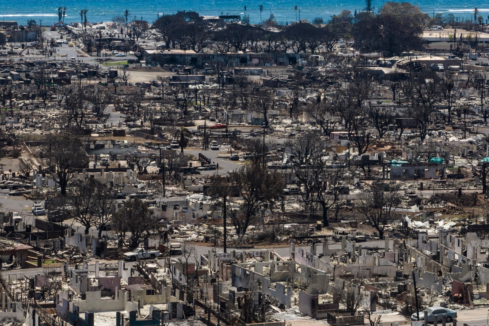 FILE - A general view shows the aftermath of a devastating wildfire in Lahaina, Hawaii, Aug. 22, 2023. (AP Photo/Jae C. Hong, File)