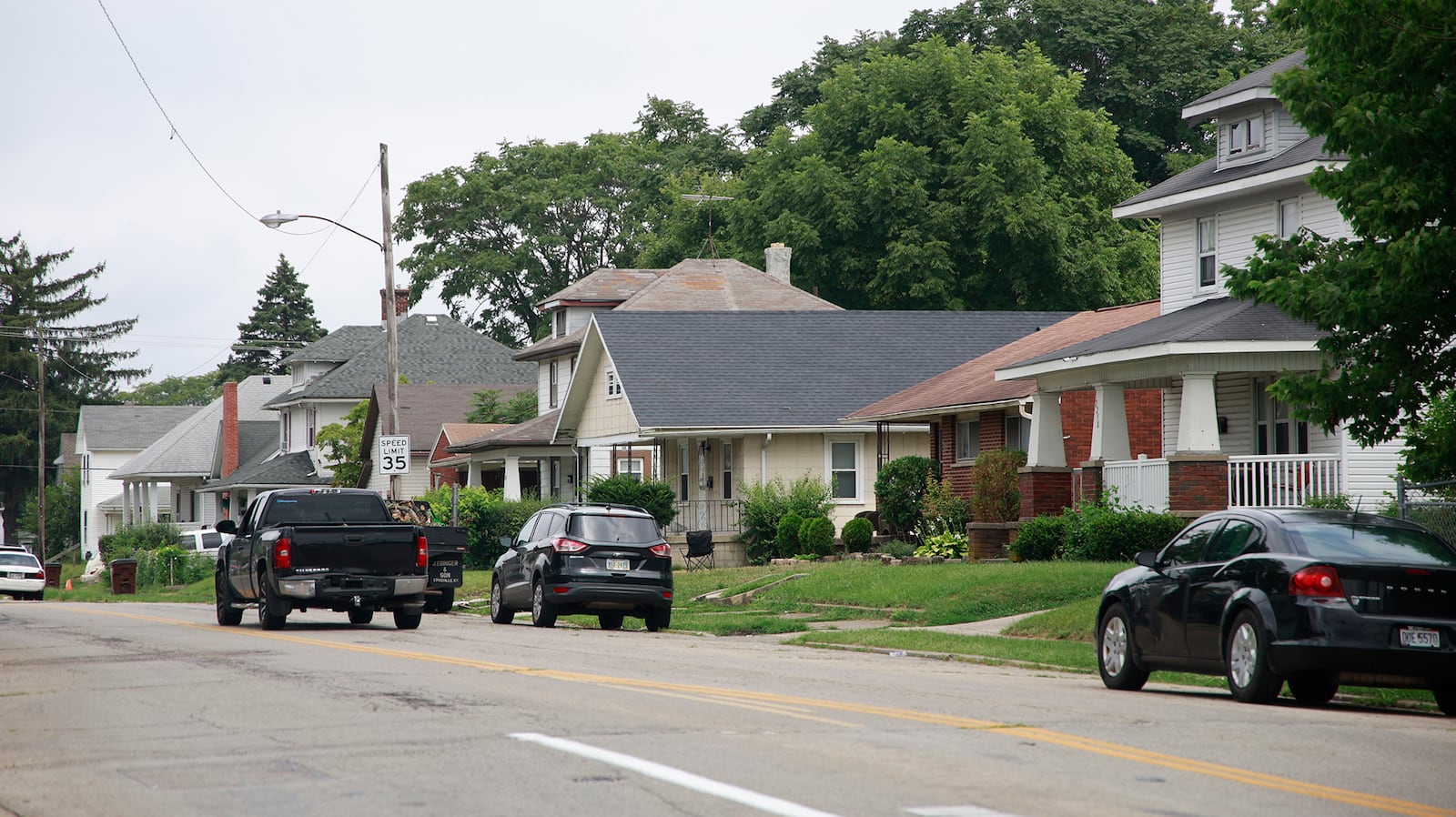 Neighborhood along Clifton Avenue in Springfield Friday, August 2, 2024. BILL LACKEY/STAFF