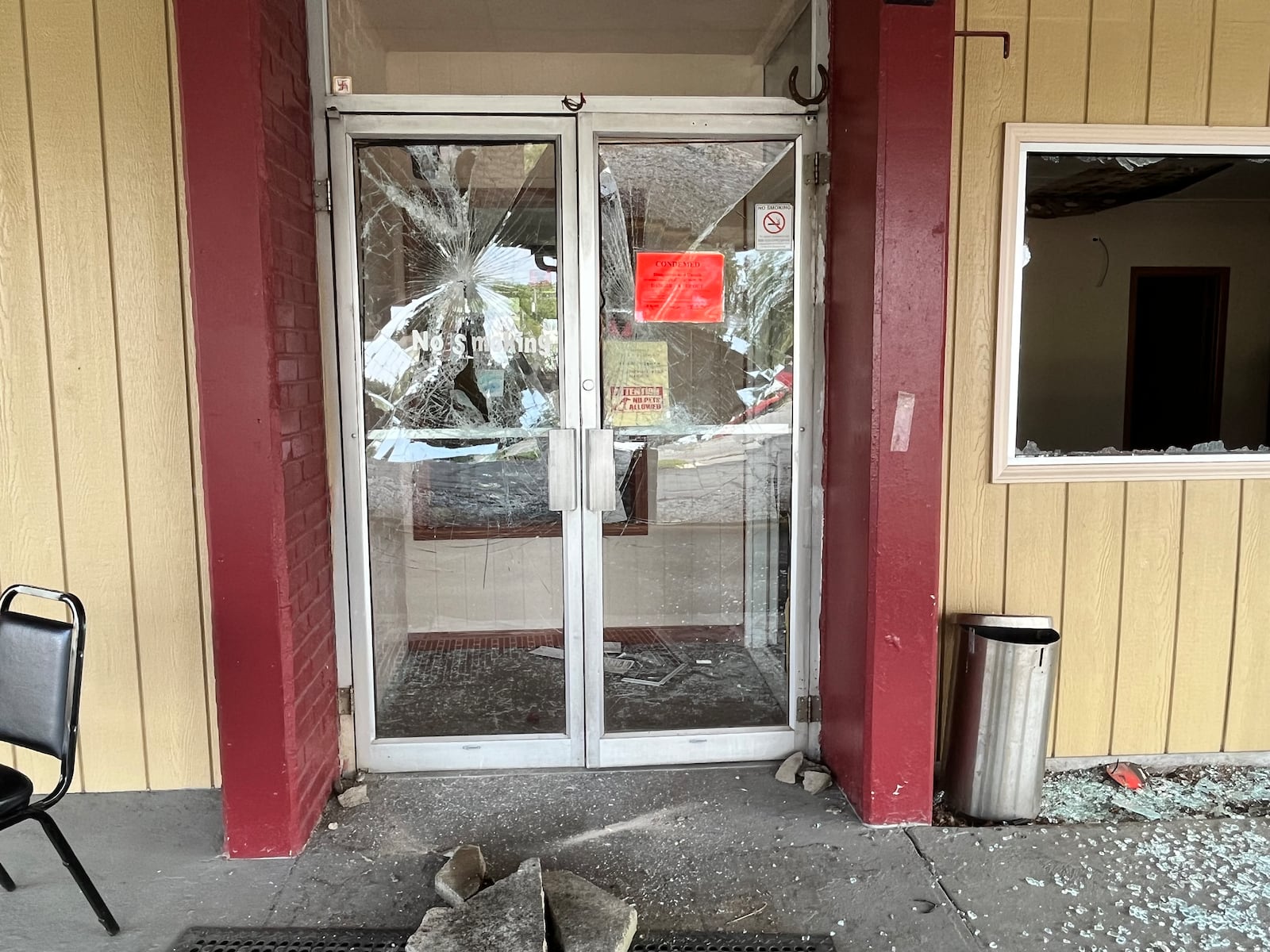 The former Villager Inn in Springfield has been declared a public nuisance after suffering water damage, fire damage and vandalism. JESSICA OROZCO / STAFF