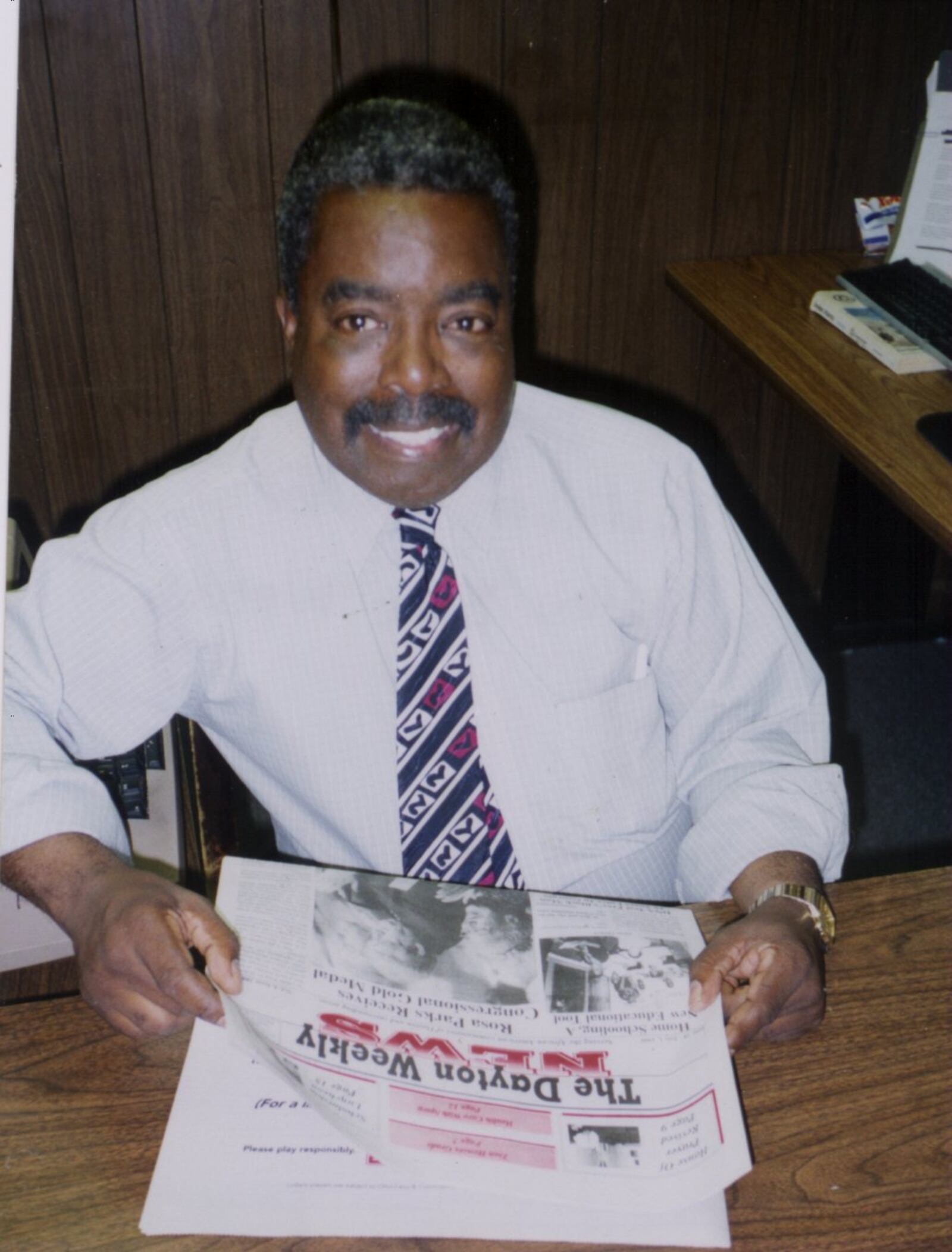 07/20/2000---Don Black, Publisher and editor of Dayton Black Weekly