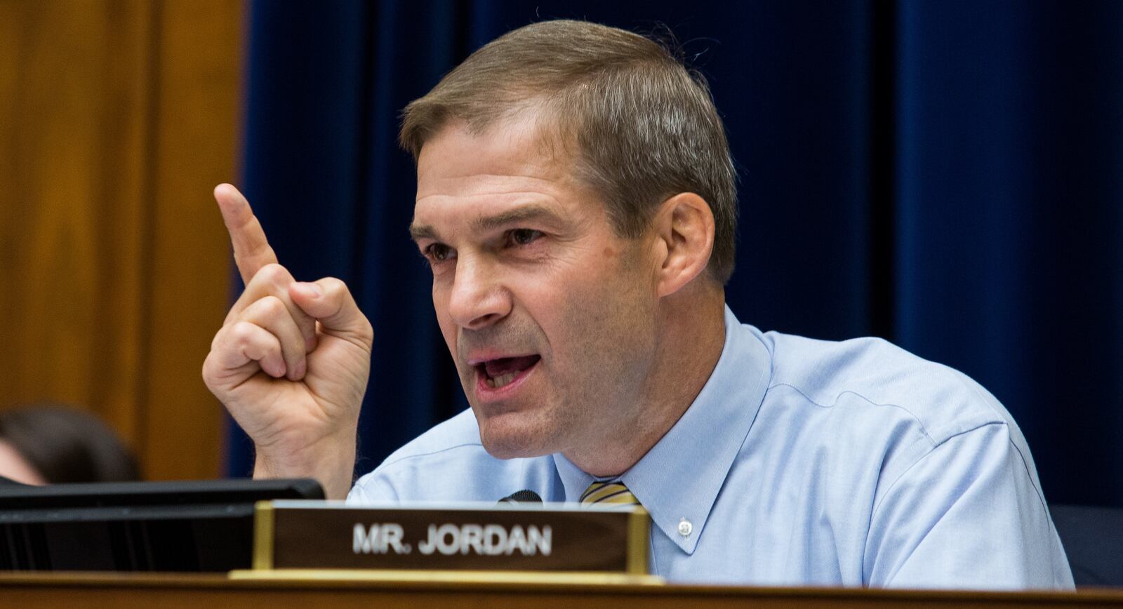 Rep. Jim Jordan, R-Urbana, will soon become the top Republican on the House Judiciary Committee, the committee that finalized the two articles of impeachment late last year, The Hill and Politico reported late Thursday. (Photo by Drew Angerer/Getty Images)