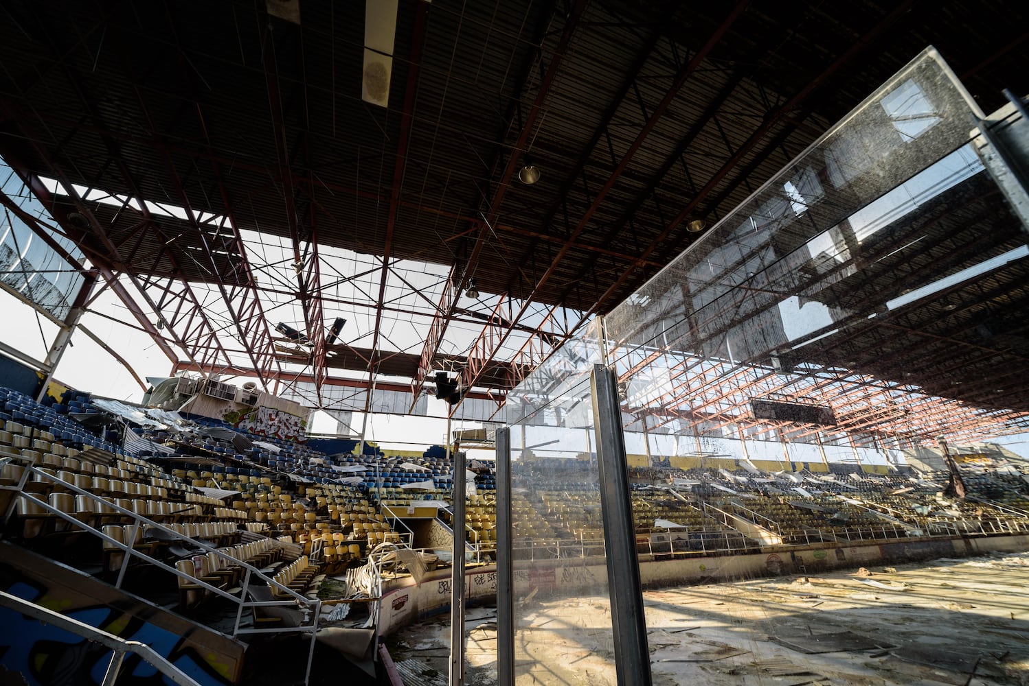 Last look inside Hara Arena