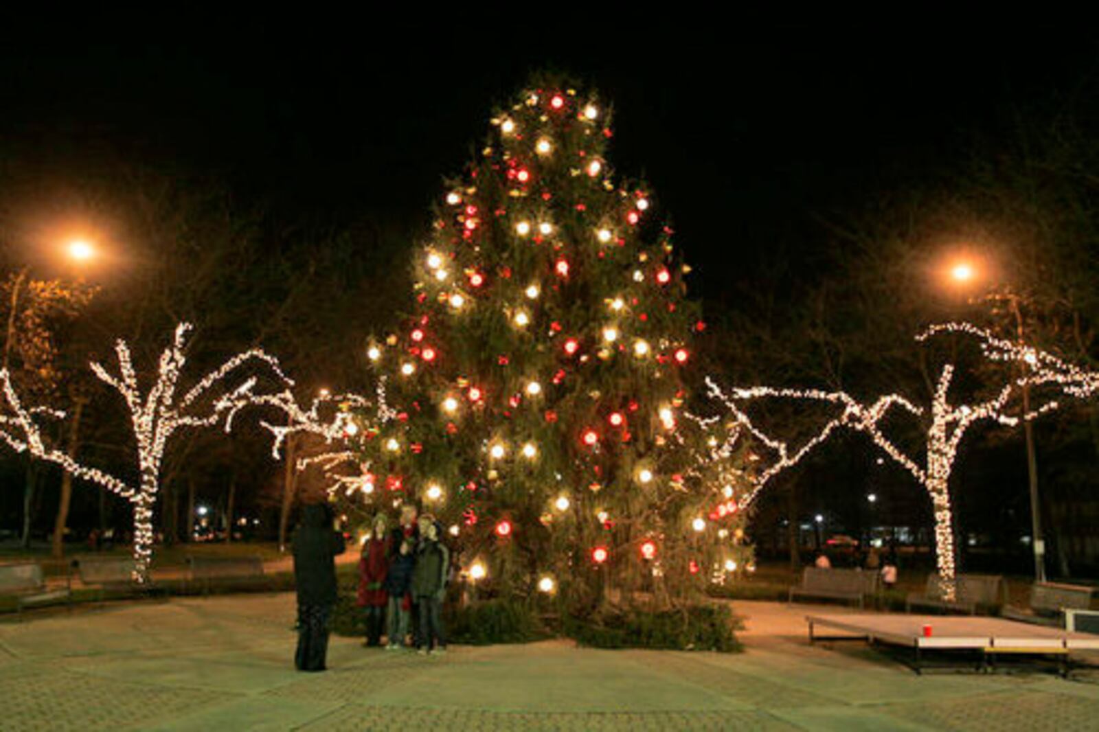 A file photo of a previous Mayor's Christmas Tree at Lincoln Park in Kettering.