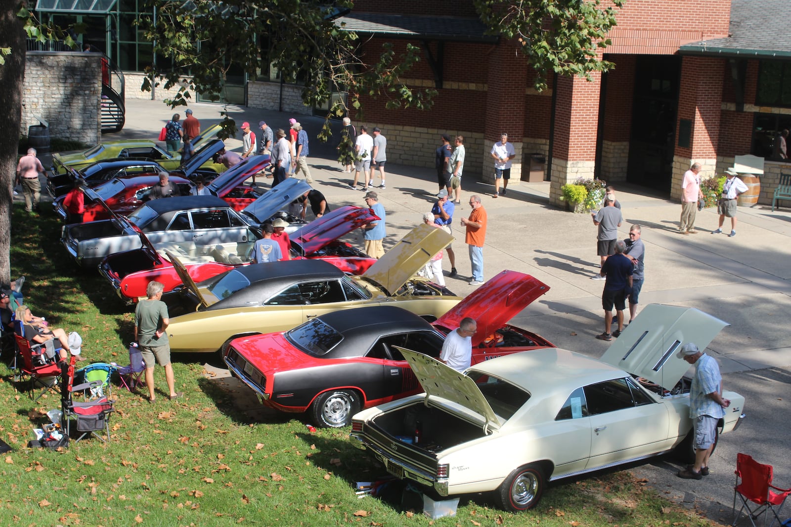 The 15th Dayton Concours d’Elegance at Carillon Park on Sunday had about 180 classic and antique automobiles on display. CORNELIUS FROLIK / STAFF