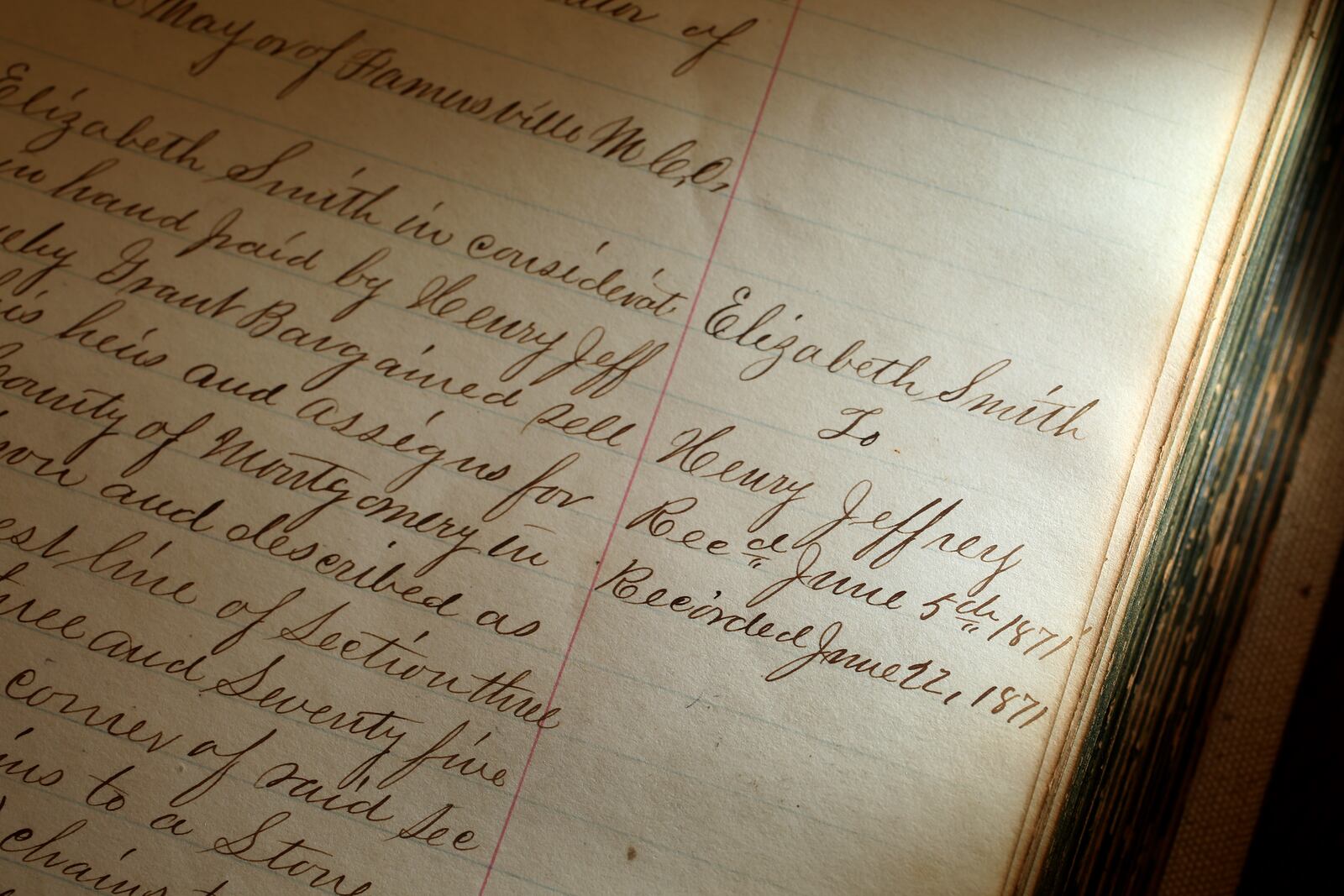 Montgomery County property records record the 1871 sale of property related to 2021 Gipsy Dr. in Harrison Twp. from Elizabeth Smith to Henry Jeffrey. Henry Jeffrey may be part of the Stanley gypsy clan buried at Woodland Cemetery in Dayton. LISA POWELL / STAFF