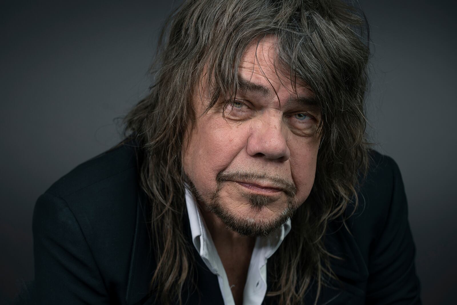 FILE - David Johansen poses for a portrait to promote the film "Personality Crisis: One Night Only" on Tuesday, April 11, 2023 in New York. (Photo by Christopher Smith/Invision/AP)