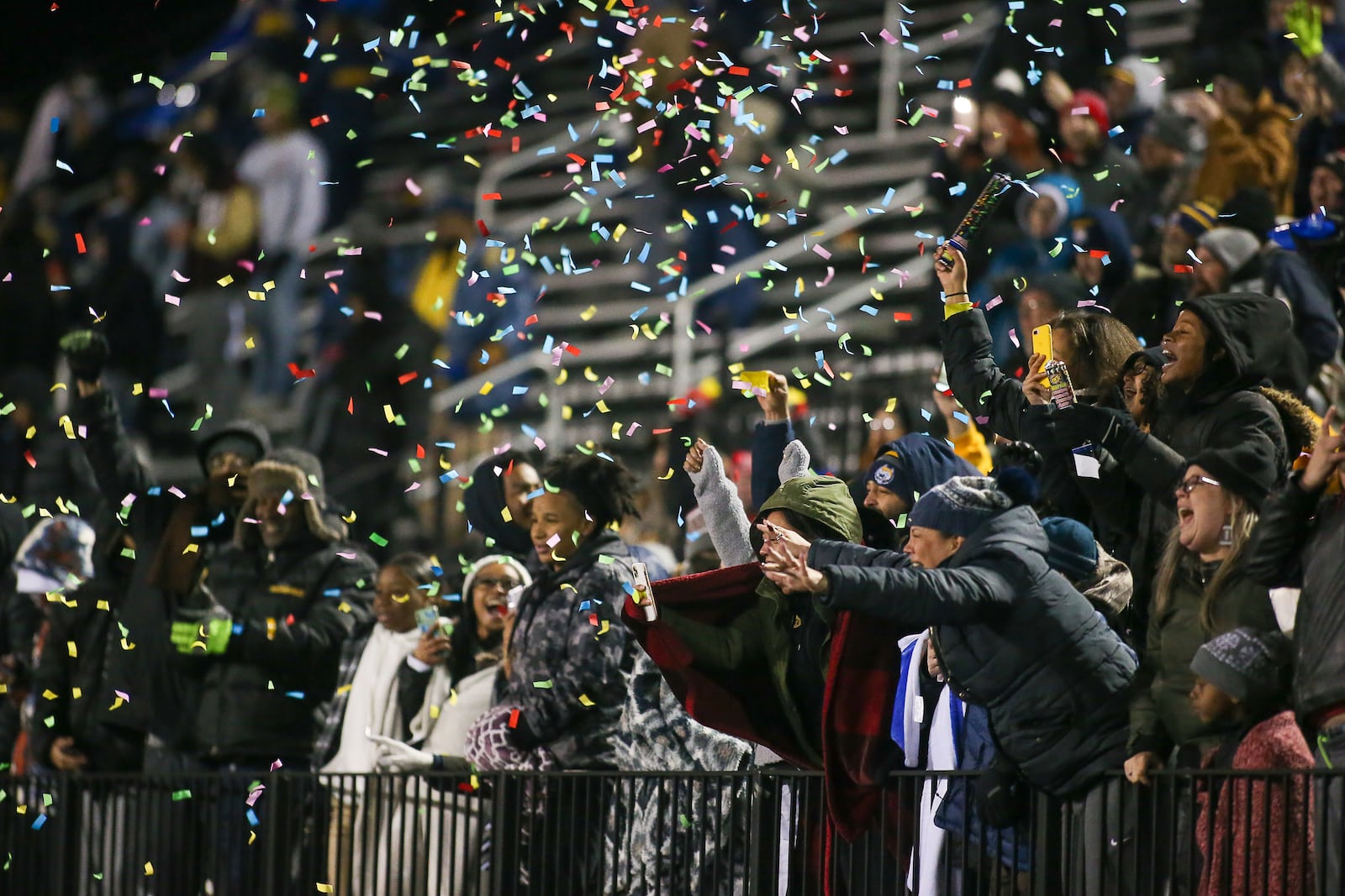 Springfield defeated Moeller 22-21 in a Division I state semifinal at Sidney High School on Friday, Nov. 26, 2021. Michael Cooper/CONTRIBUTED