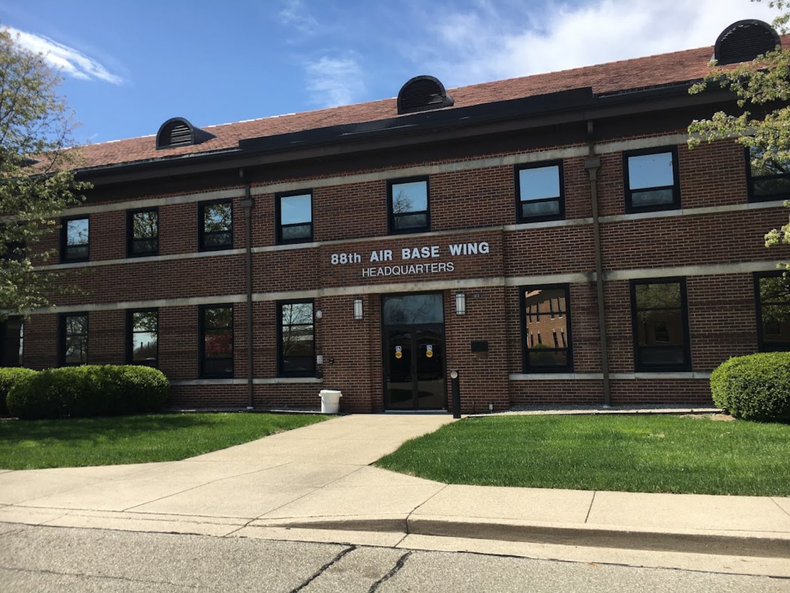 The headquarters of the 88th Air Base Wing, at Wright-Patterson Air Force Base. THOMAS GNAU/STAFF