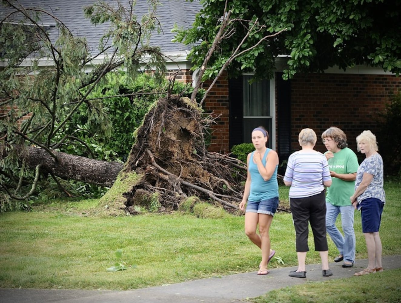 Tornado damage