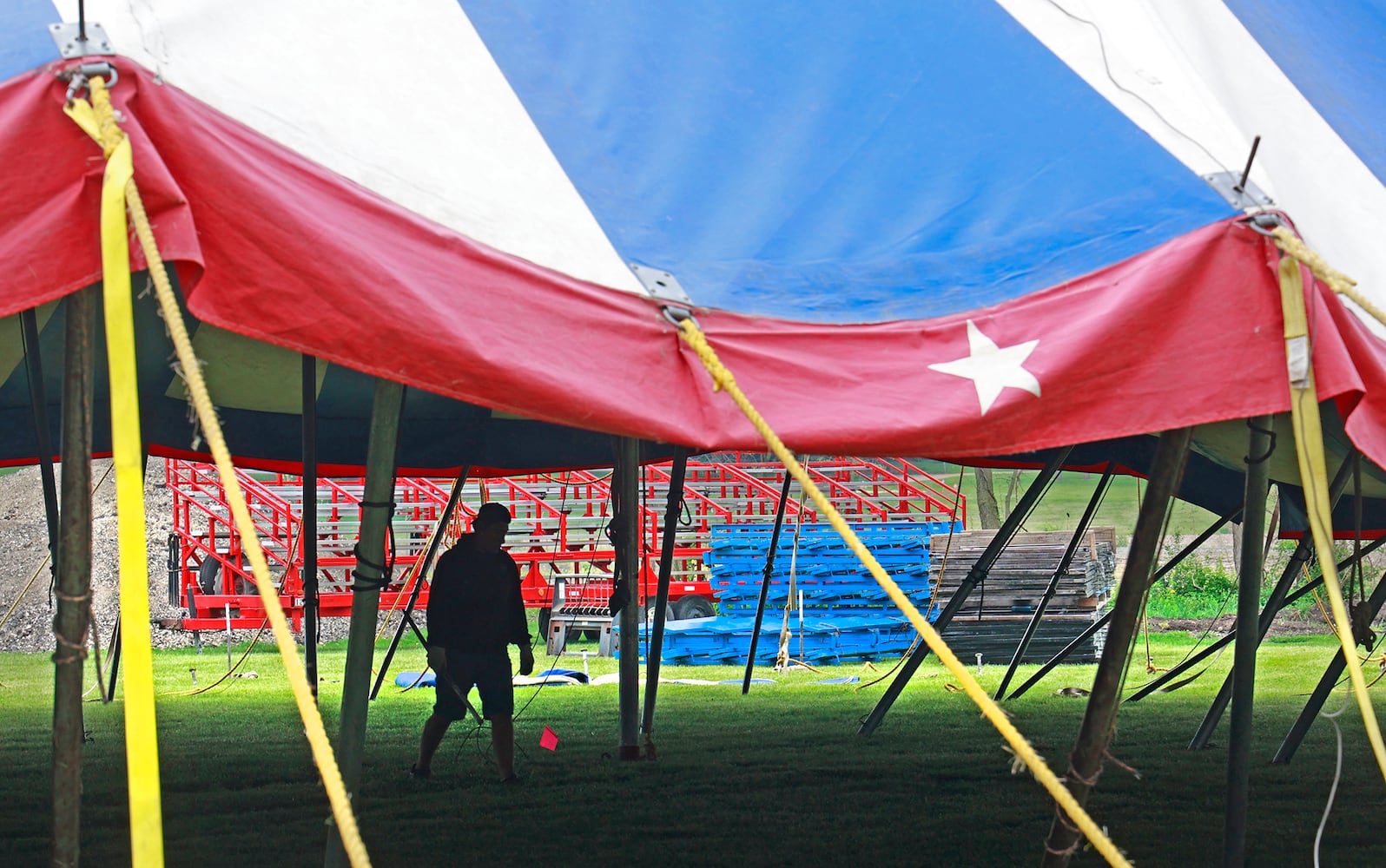 Circus Tent Raising SNS