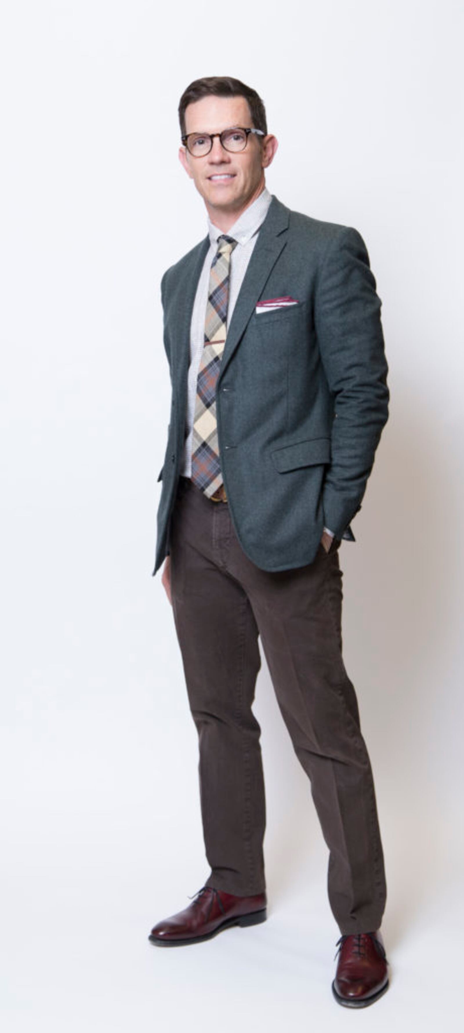 Brent Johnson is competing in Clothes That Work's Men That Work fundraiser.