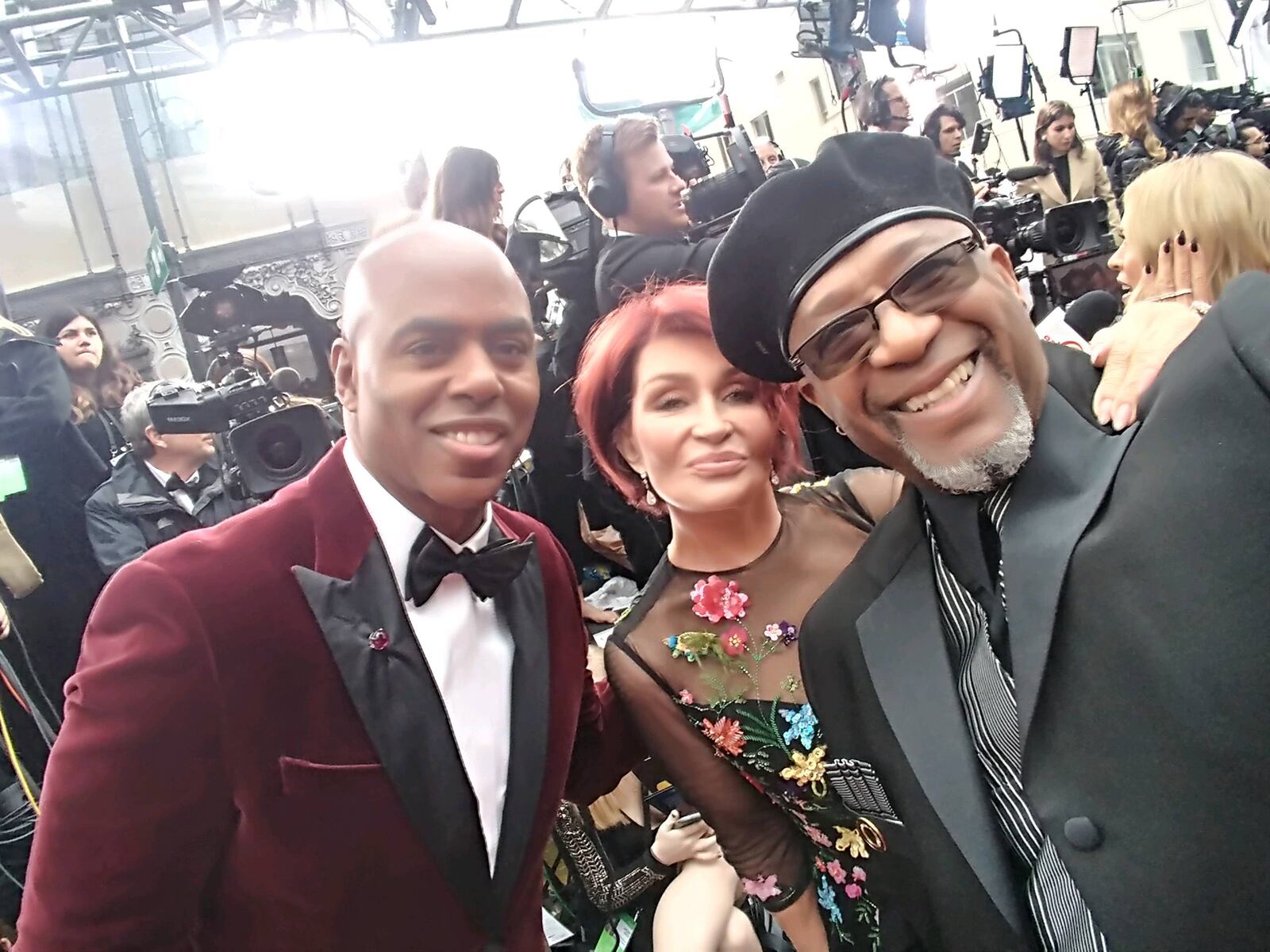 Robert “Bobby” Allen of Washington Twp. attended the  92nd annual Academy Awards ceremony Sunday, Feb. 9  with a group supporting "American Factory." “American Factory” follows the creation of the Chinese-owned automotive glass-factory Fuyao Glass America in Moraine. He is pictured with Kevin Frazier and Sharon  Osbourne from ET.